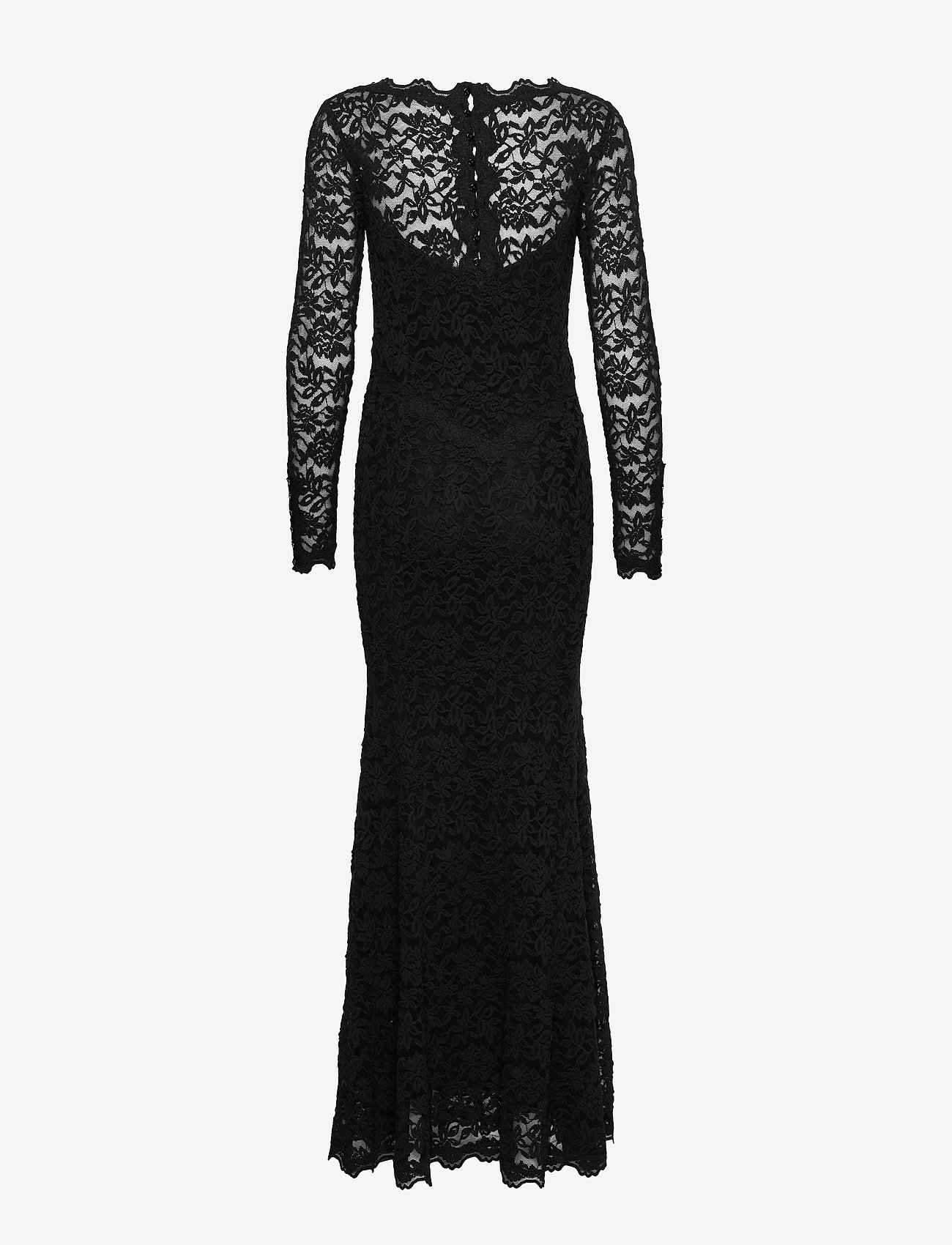 Rosemunde - RWDelicia LS Maxi Bridal Dress - black - 1