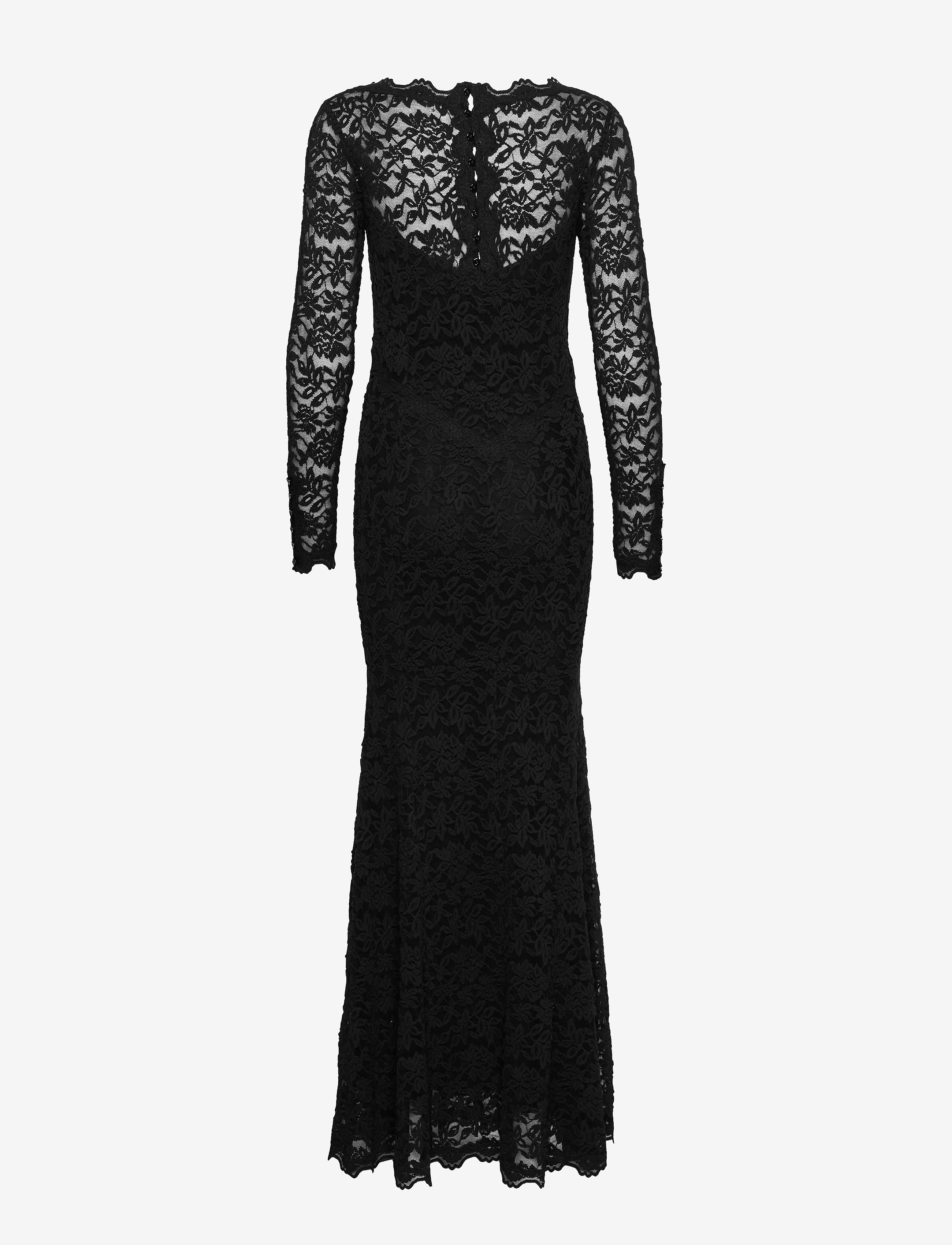 Rosemunde - RWDelicia LS Maxi Bridal Dress - black - 1