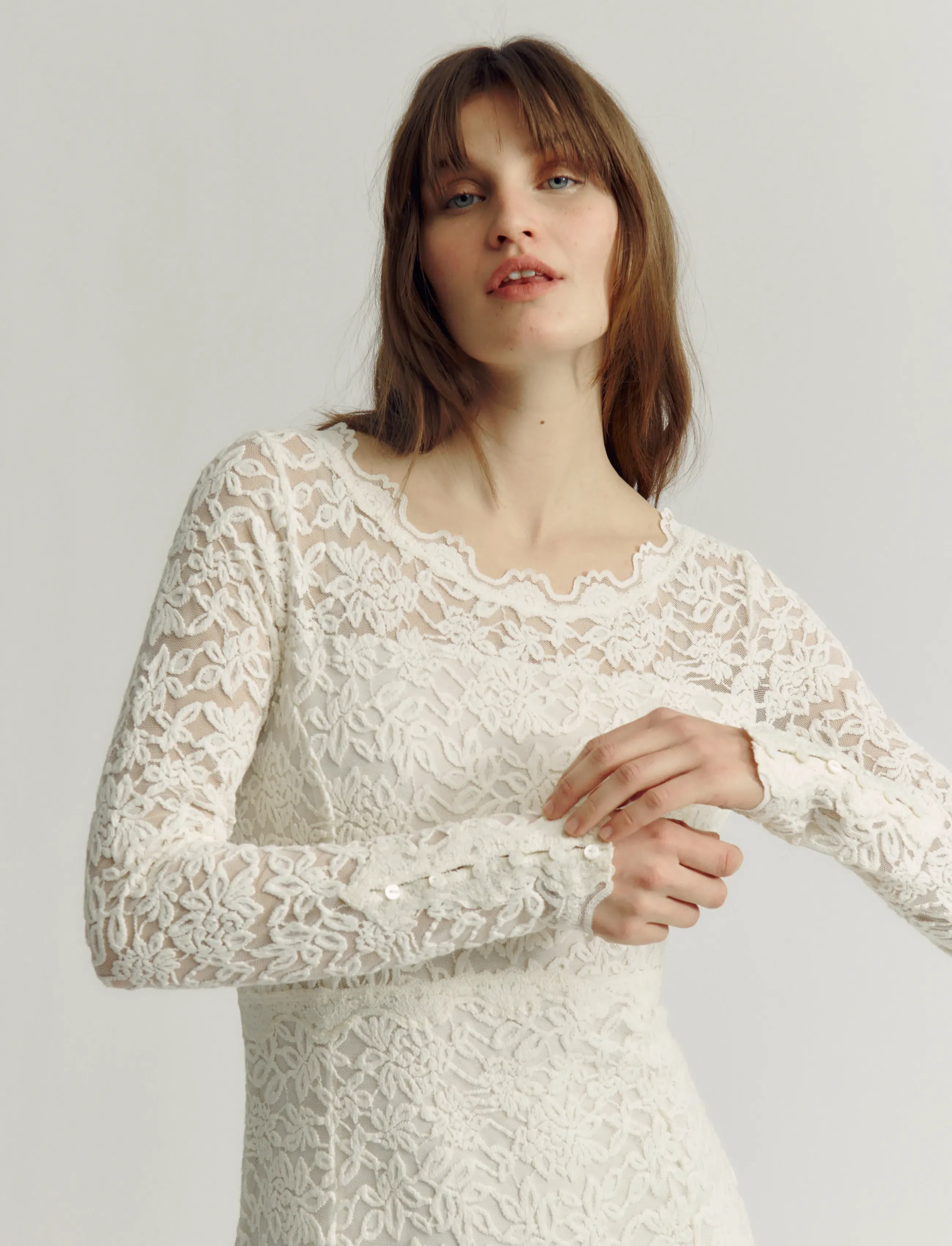 Rosemunde Rwdelicia Ls Maxi Bridal Dress klänningar dam – bild 6