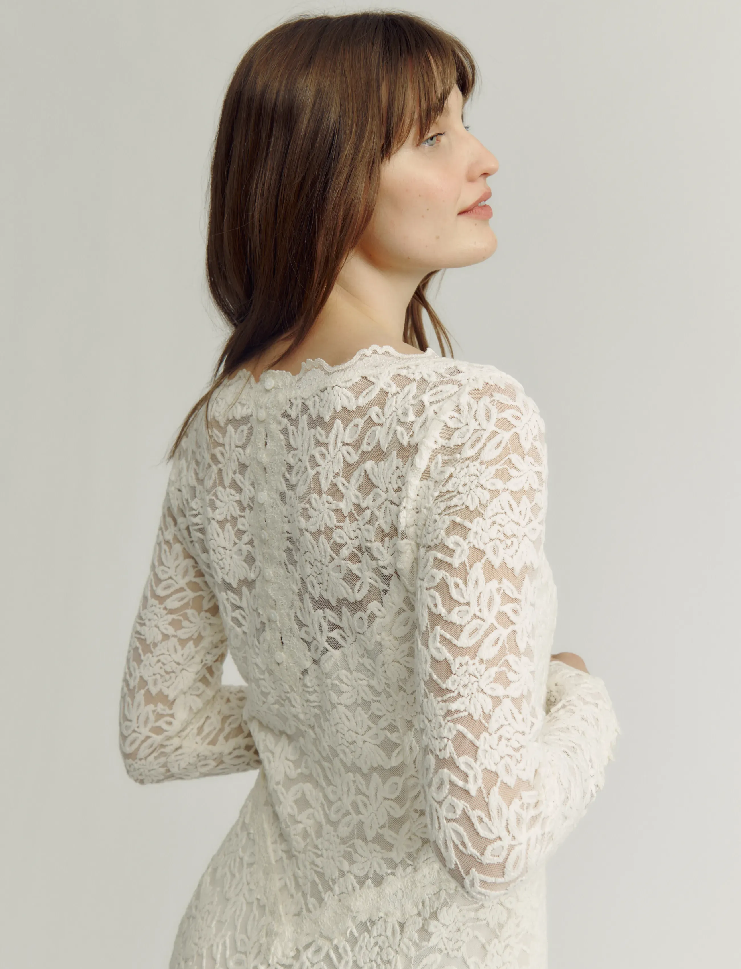 Rosemunde Rwdelicia Ls Maxi Bridal Dress klänningar dam – bild 7
