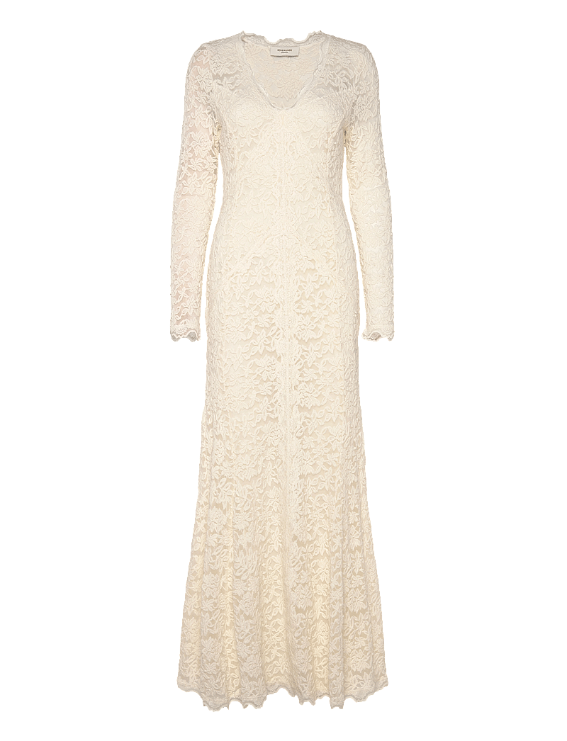 Rosemunde - RWDelicia Long Dress - sukienki koronkowe - ivory - 1