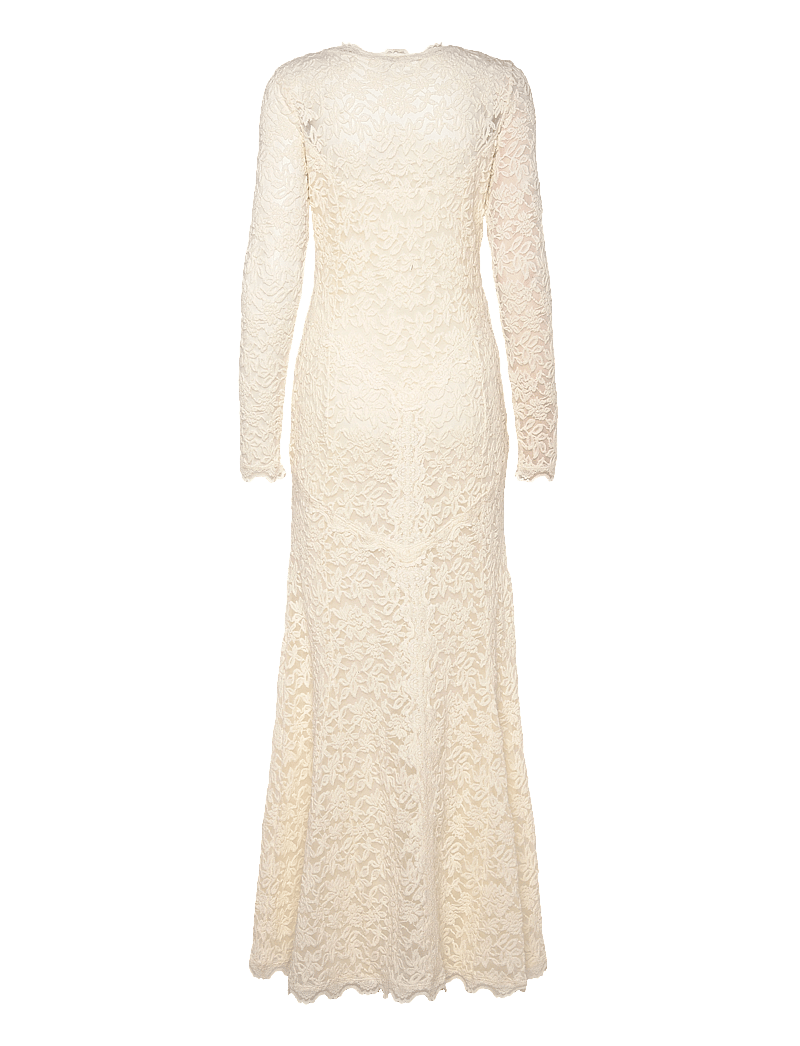 Rosemunde - RWDelicia Long Dress - sukienki koronkowe - ivory - 2