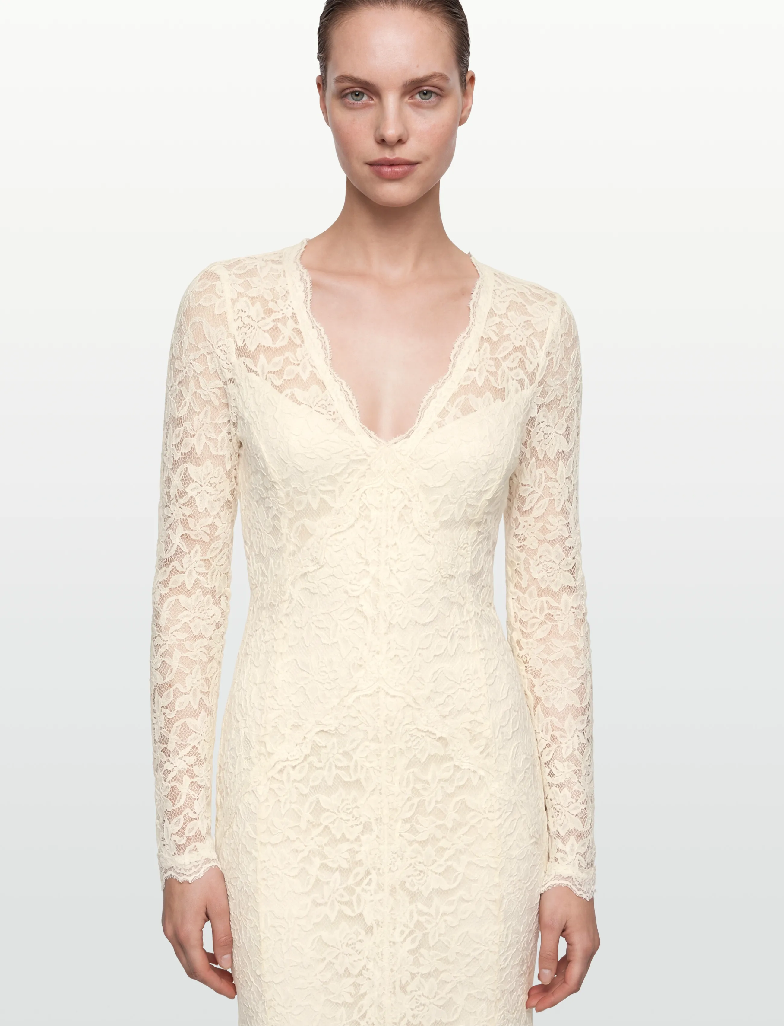 Rosemunde - RWDelicia Long Dress - maxikleider - ivory - 3