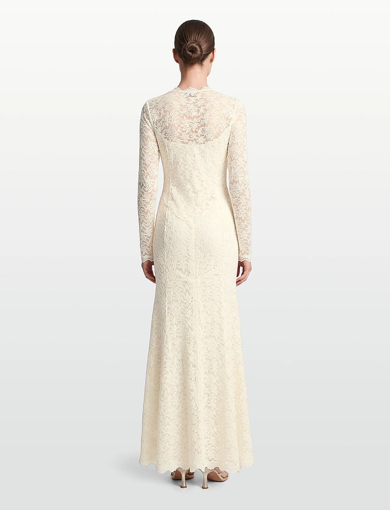 Rosemunde - RWDelicia Long Dress - sukienki koronkowe - ivory - 4