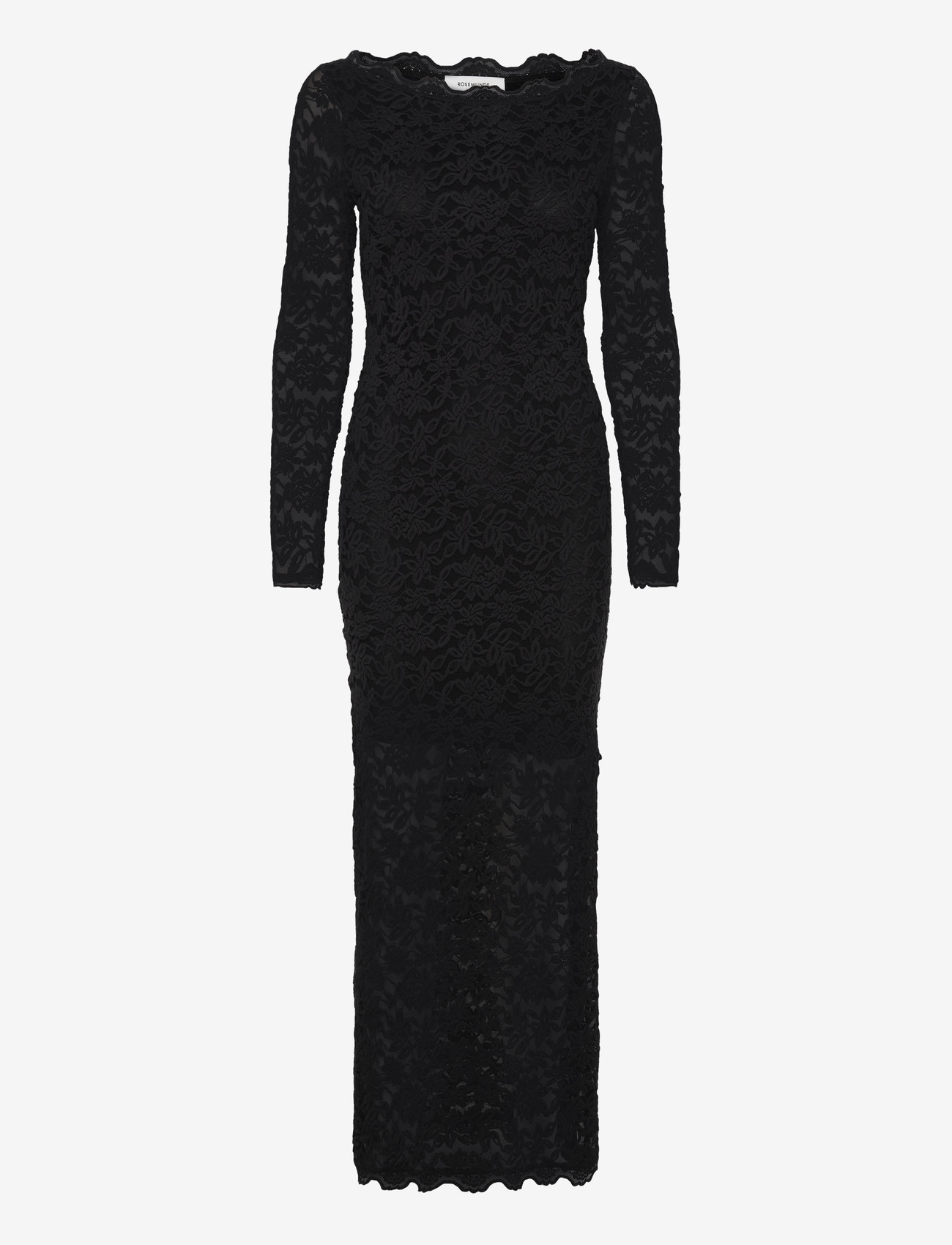 Rosemunde - RWDelicia Long Dress - blondekjoler - black - 0