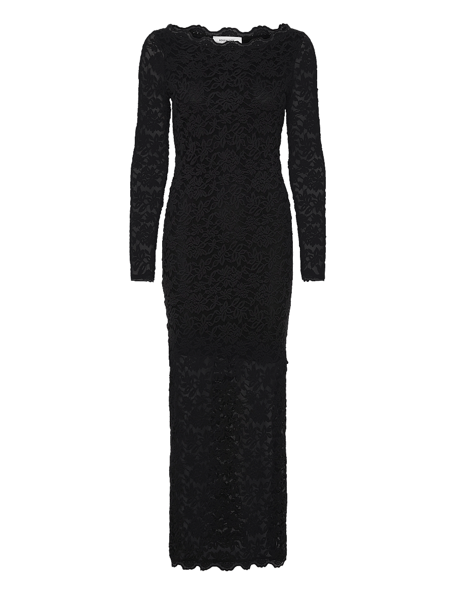Rosemunde - RWDelicia Long Dress - blondekjoler - black - 1