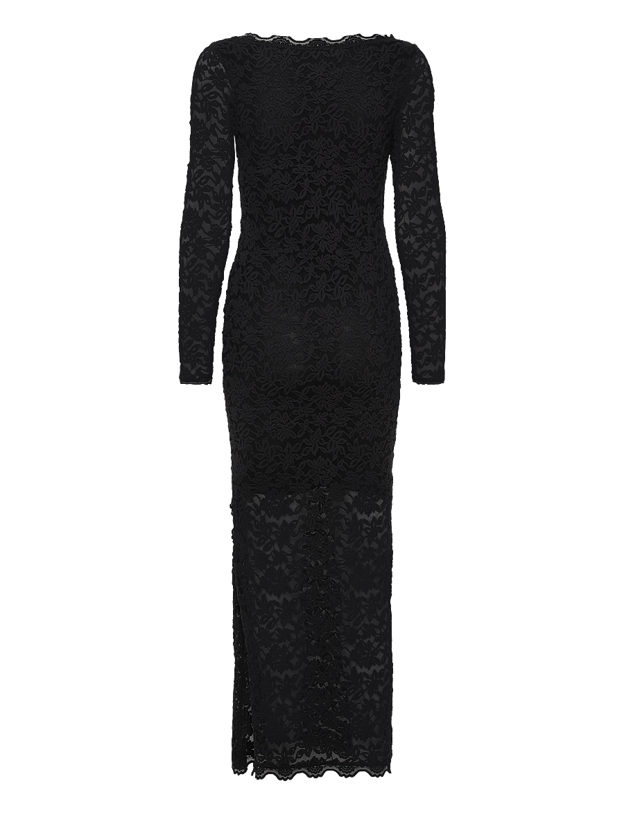 Rosemunde - RWDelicia Long Dress - blondekjoler - black - 2