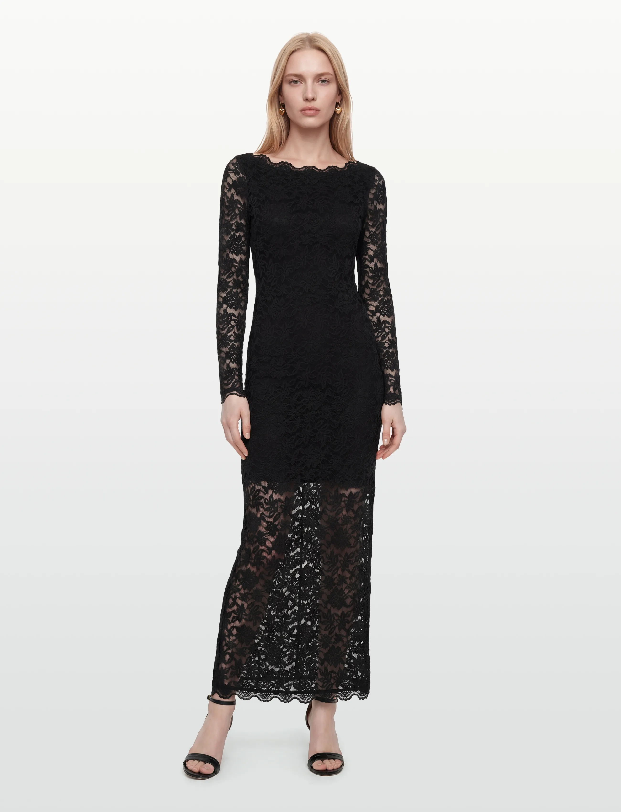 Rosemunde RWDelicia Long Dress - Pitskleidid - BLACK / black