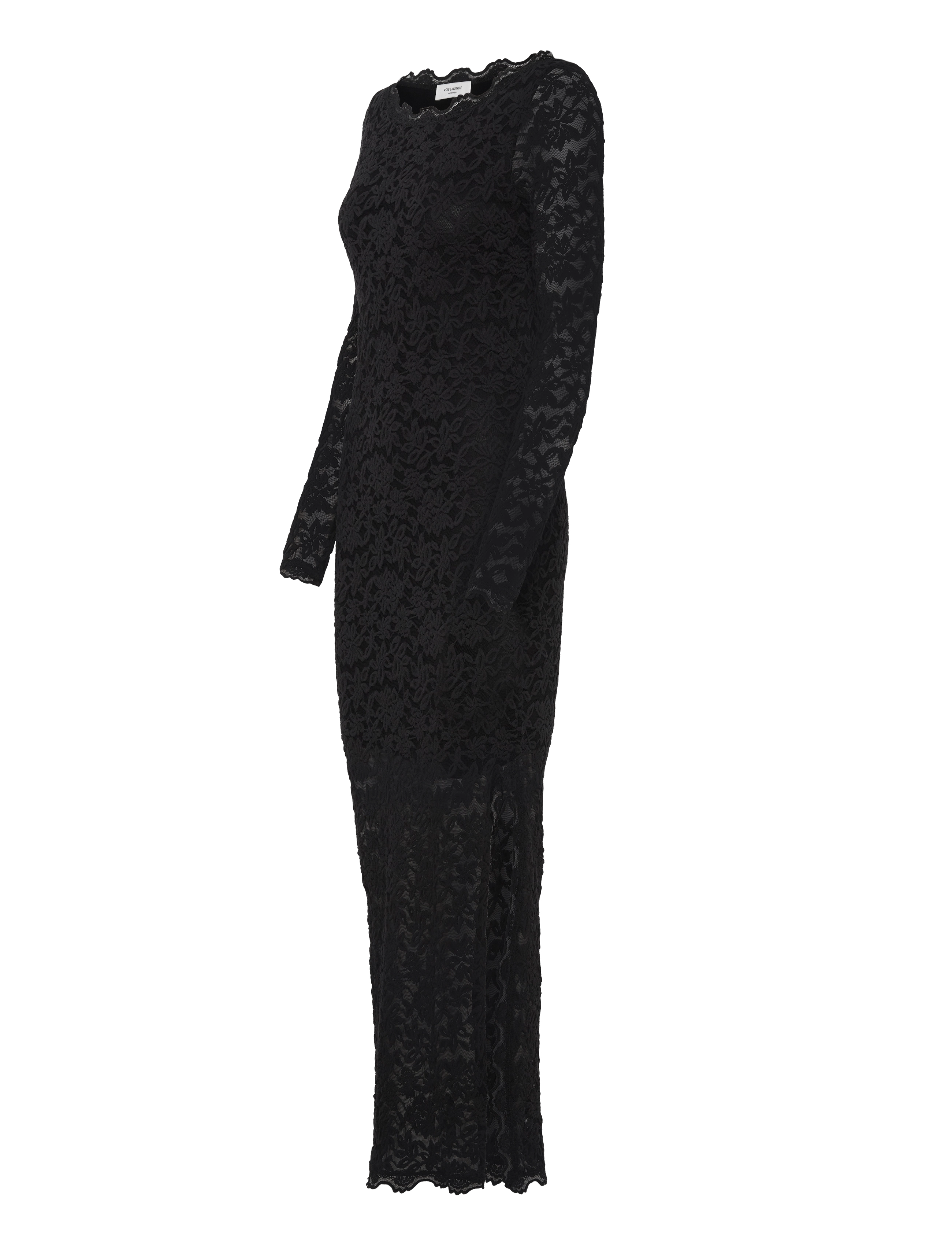Rosemunde - RWDelicia Long Dress - spetsklänningar - black - 3