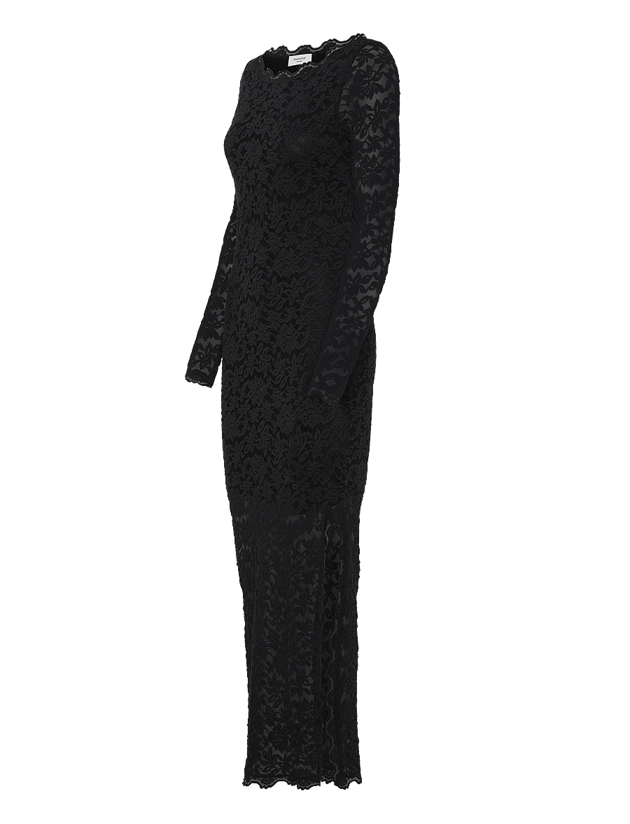 Rosemunde - RWDelicia Long Dress - blondekjoler - black - 3
