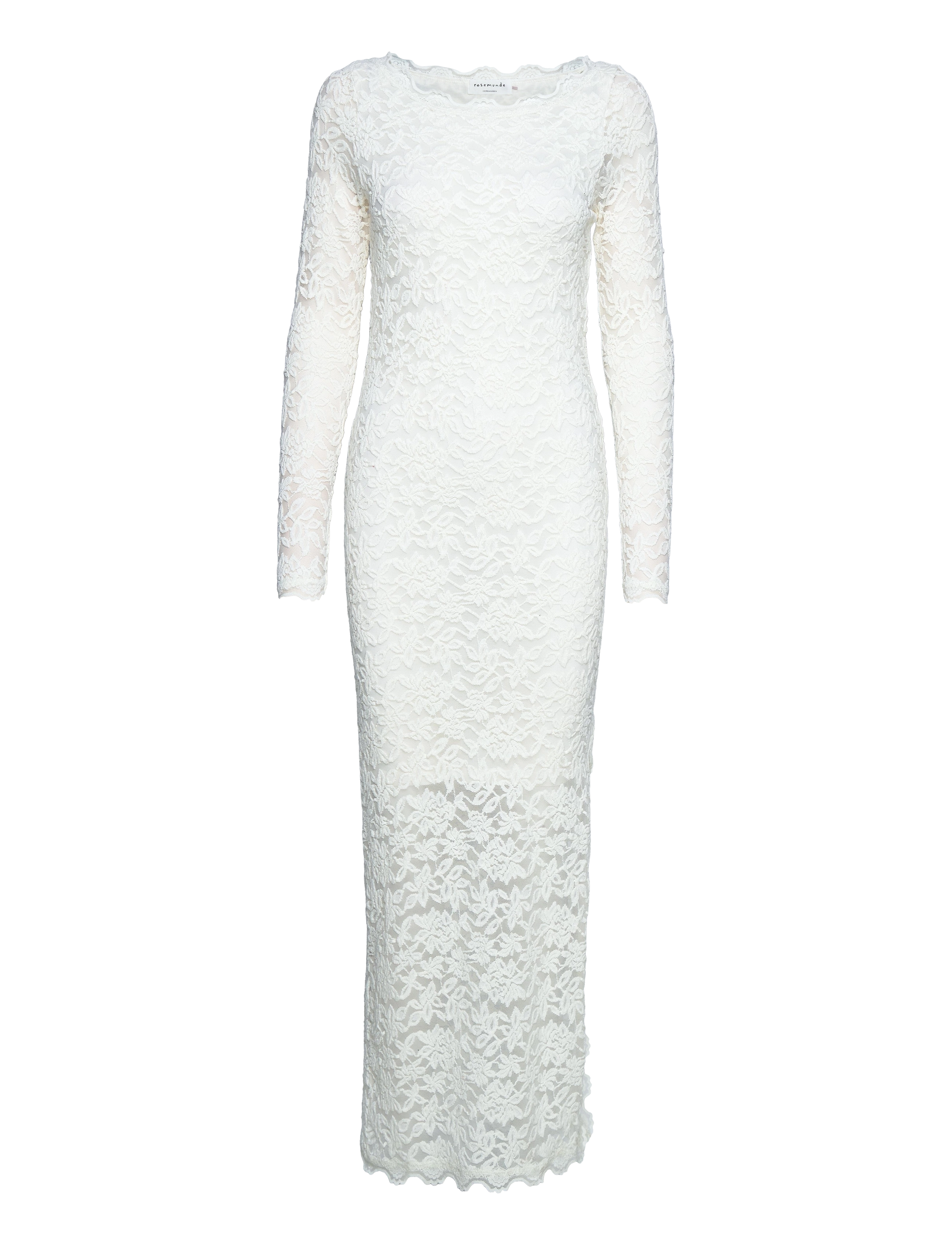 Rosemunde Rwdelicia Long Dress, Kvinder, Blonde Lang Kjole, Str: XL