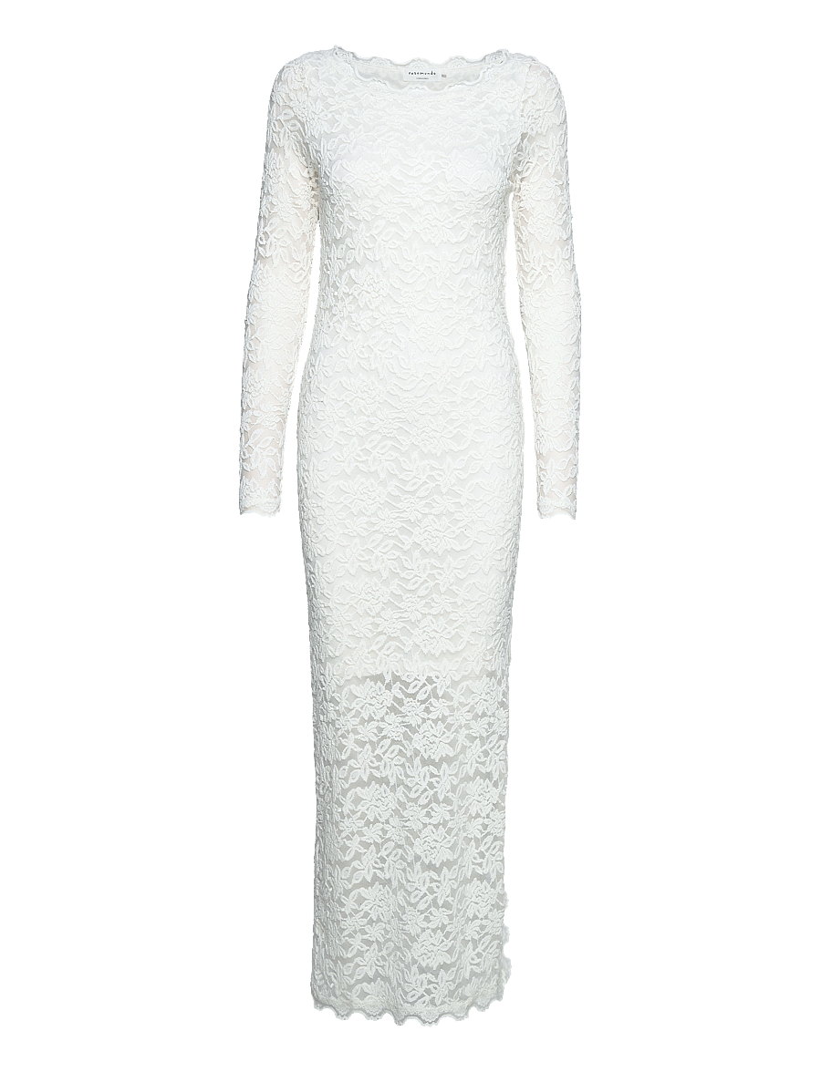 Rosemunde - RWDelicia Long Dress - spitzenkleider - ivory - 0