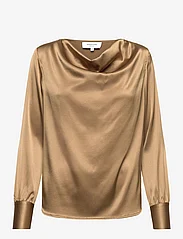 Rosemunde - Silk blouse - blūzes ar garām piedurknēm - antique bronze - 0