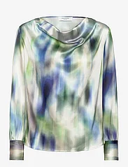 Rosemunde - Silk blouse - blouses met lange mouwen - light watercolor print - 0