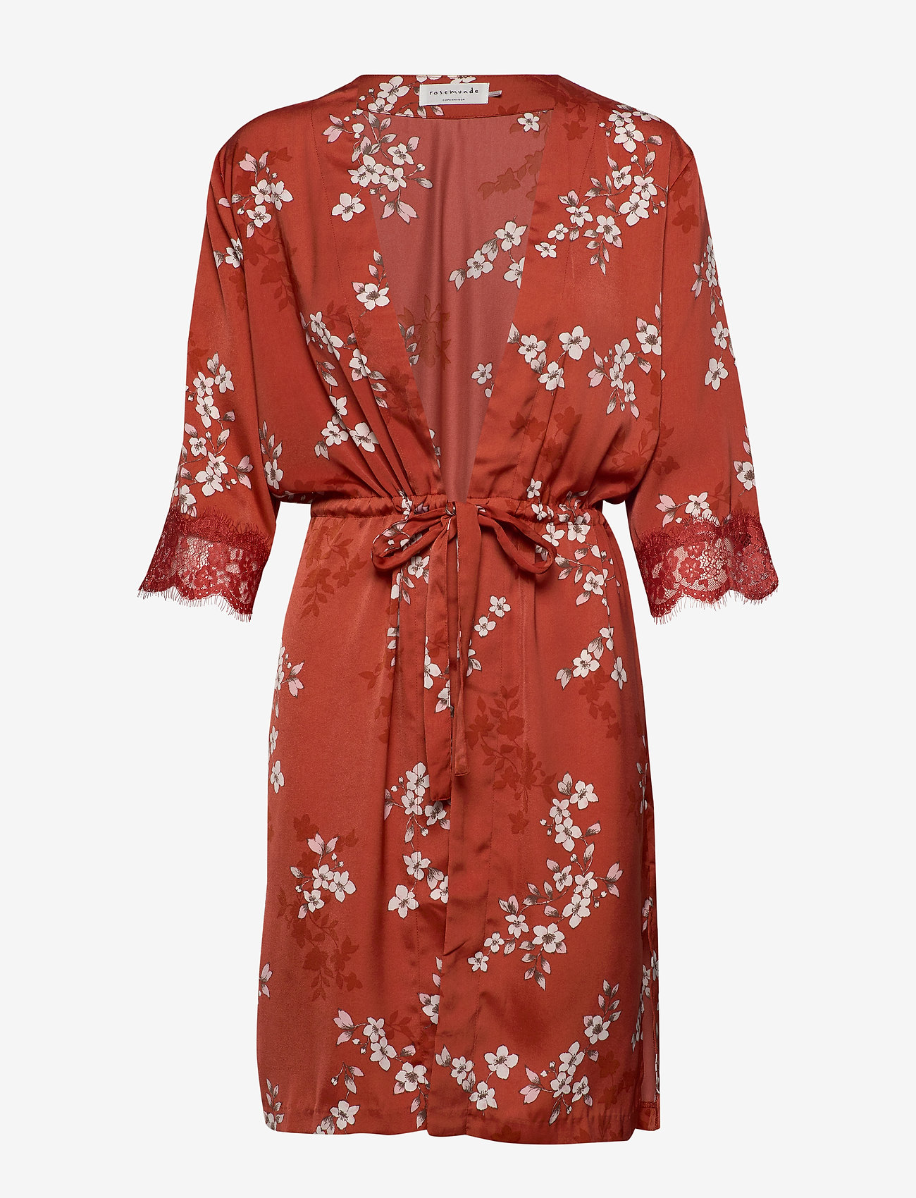 Jacket 3/4 s - RED CHERRY BLOOM PRINT