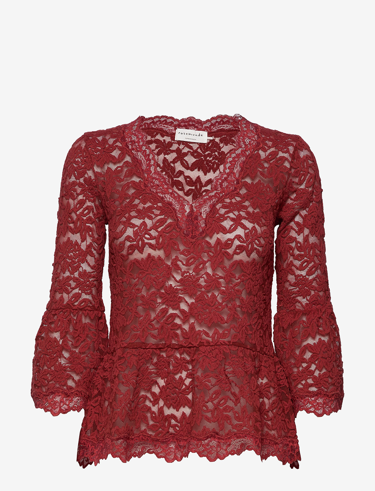 Rosemunde - T-shirt 3/4 s - burnt red - 0