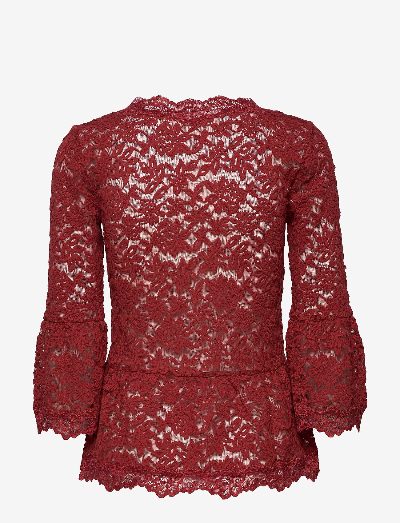 Rosemunde - T-shirt 3/4 s - burnt red - 1