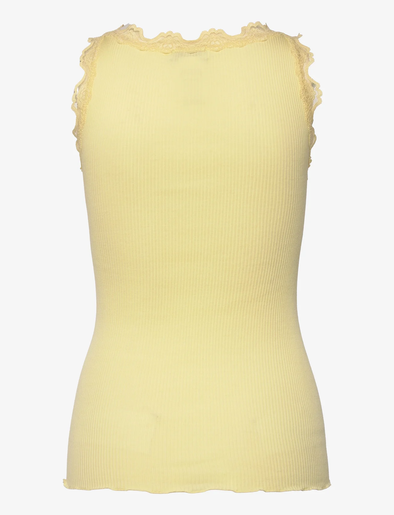 Rosemunde - Silk top w/ lace - laagste prijzen - lemon creme - 1