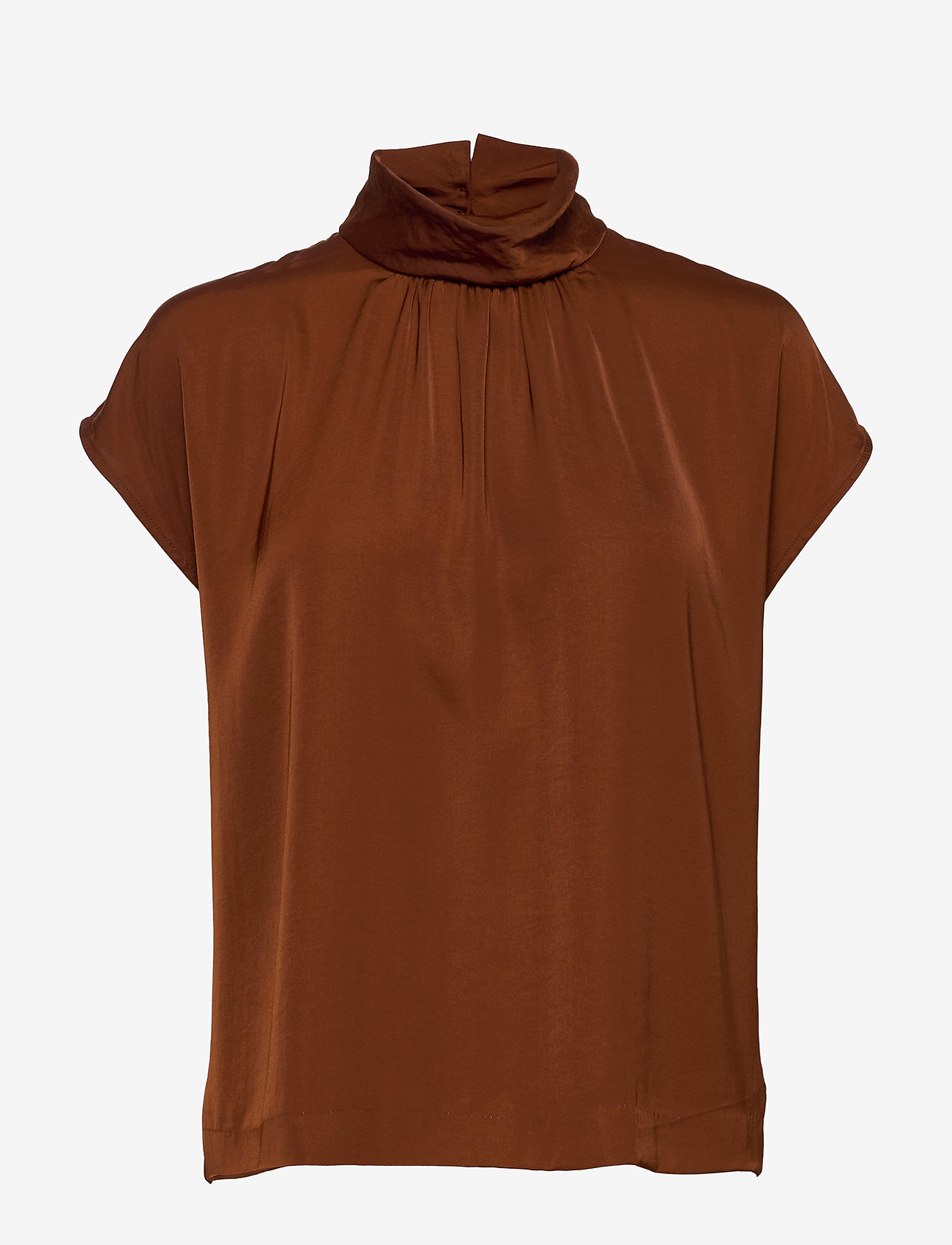 Rosemunde - Blouse ss - amber brown - 0