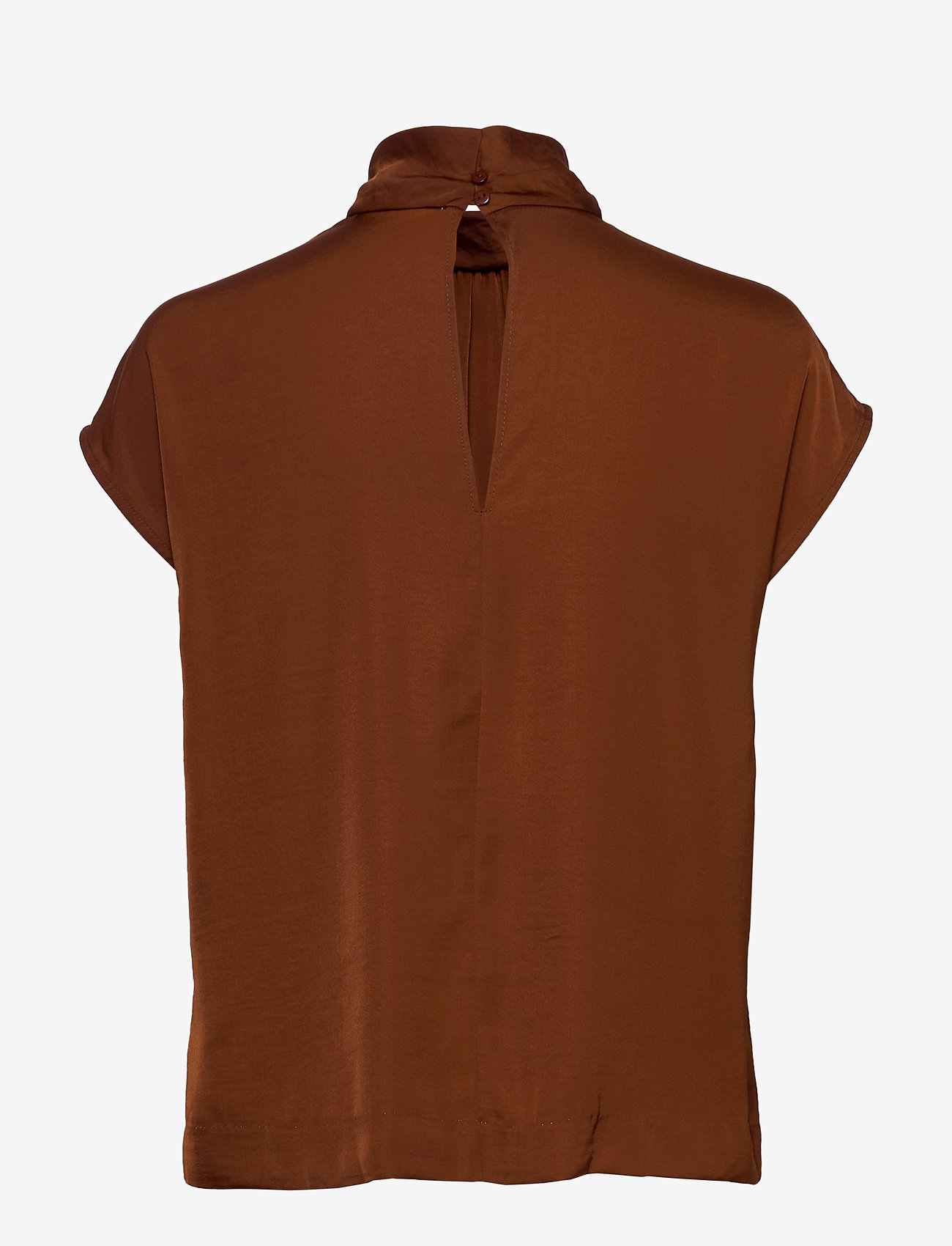 Rosemunde - Blouse ss - amber brown - 1