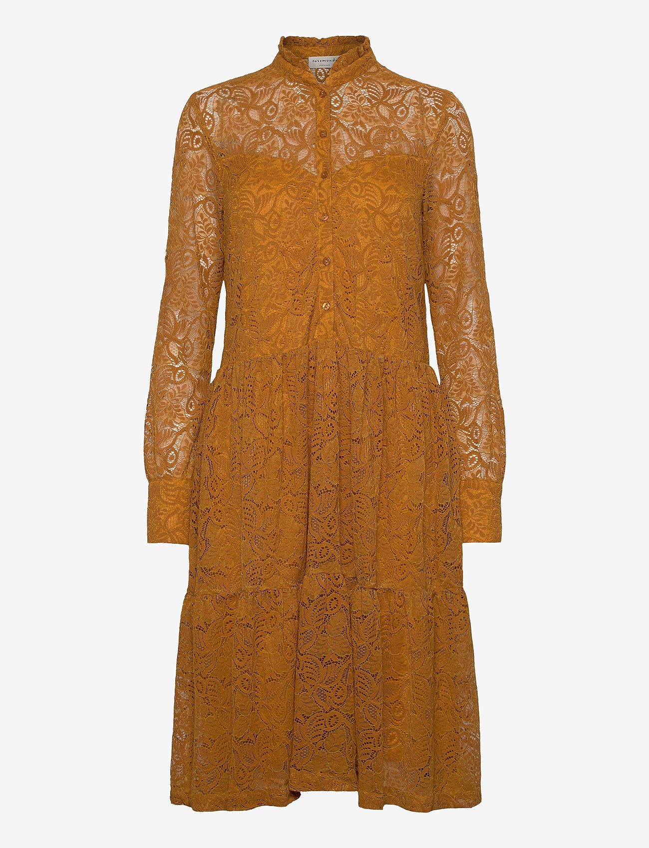 Rosemunde - Dress ls - golden mustard - 0