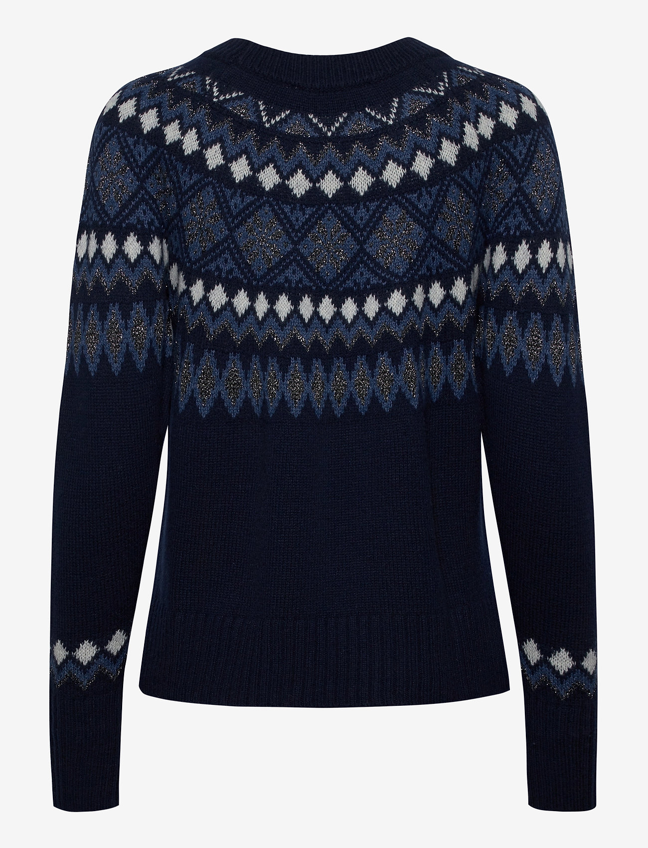 Rosemunde - Pullover ls - navy light blue w/ dark shimmer - 1