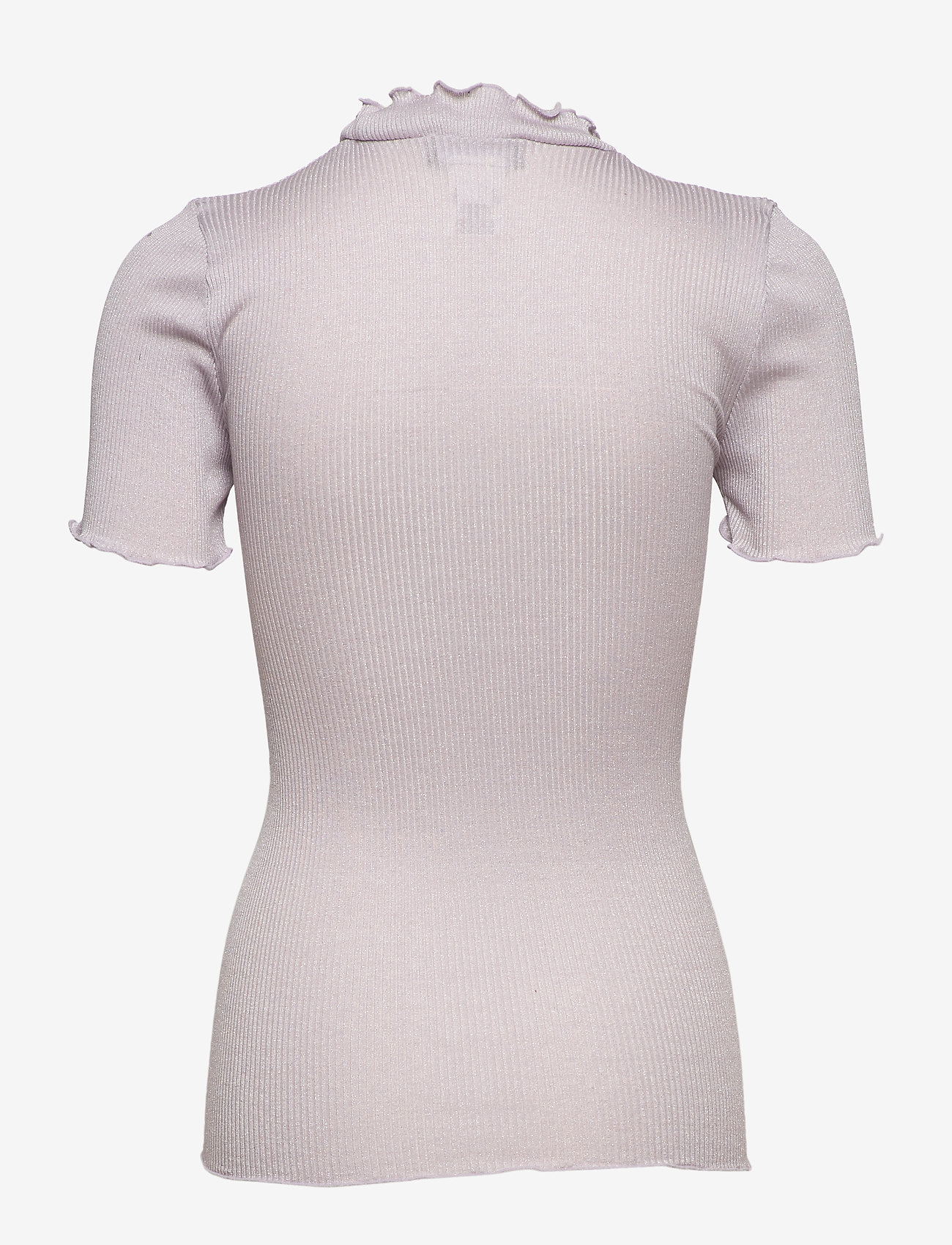 Rosemunde - Silk t-shirt regular ss w/lurex - iris purple shine - 1