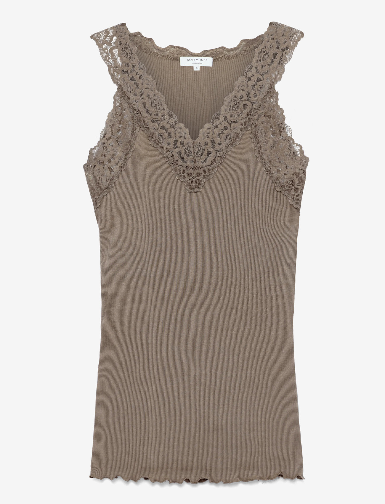 Rosemunde - RWBernadine Organic Cotton SL Lace - tanktops - falcon - 1