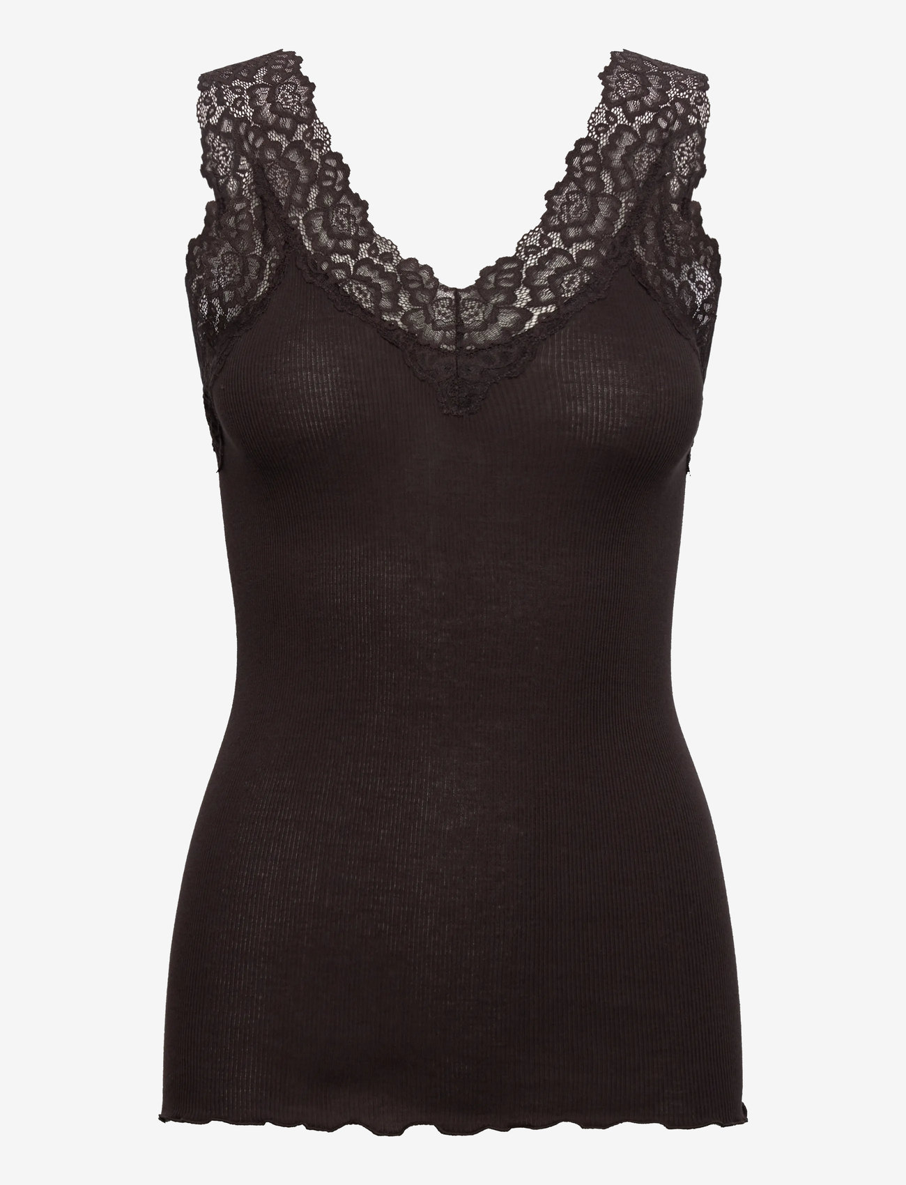 Rosemunde - RWBernadine Organic Cotton SL Lace - linnen - ganache - 0