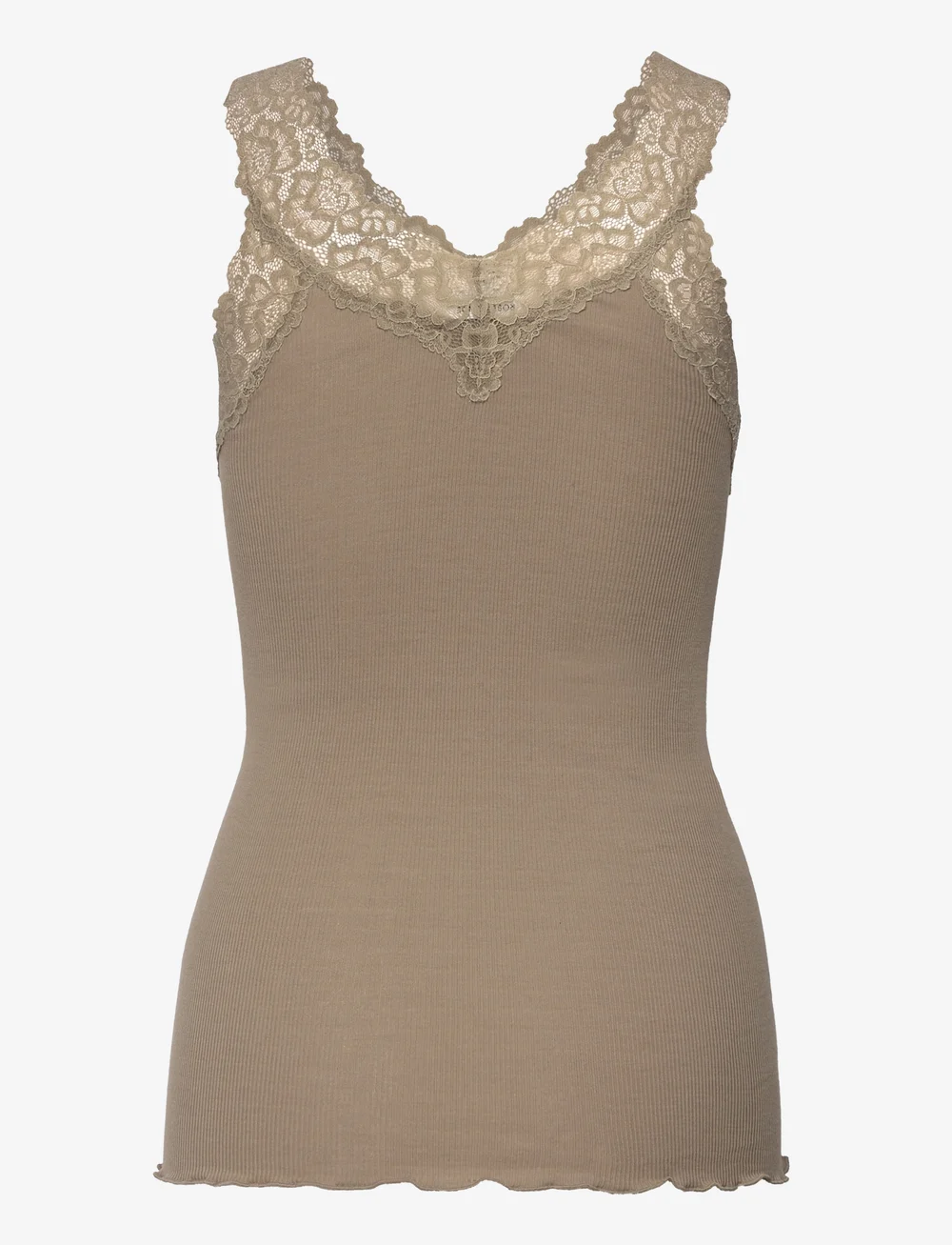 Rosemunde - Organic top w/ lace - linnen - laurel oak - 1