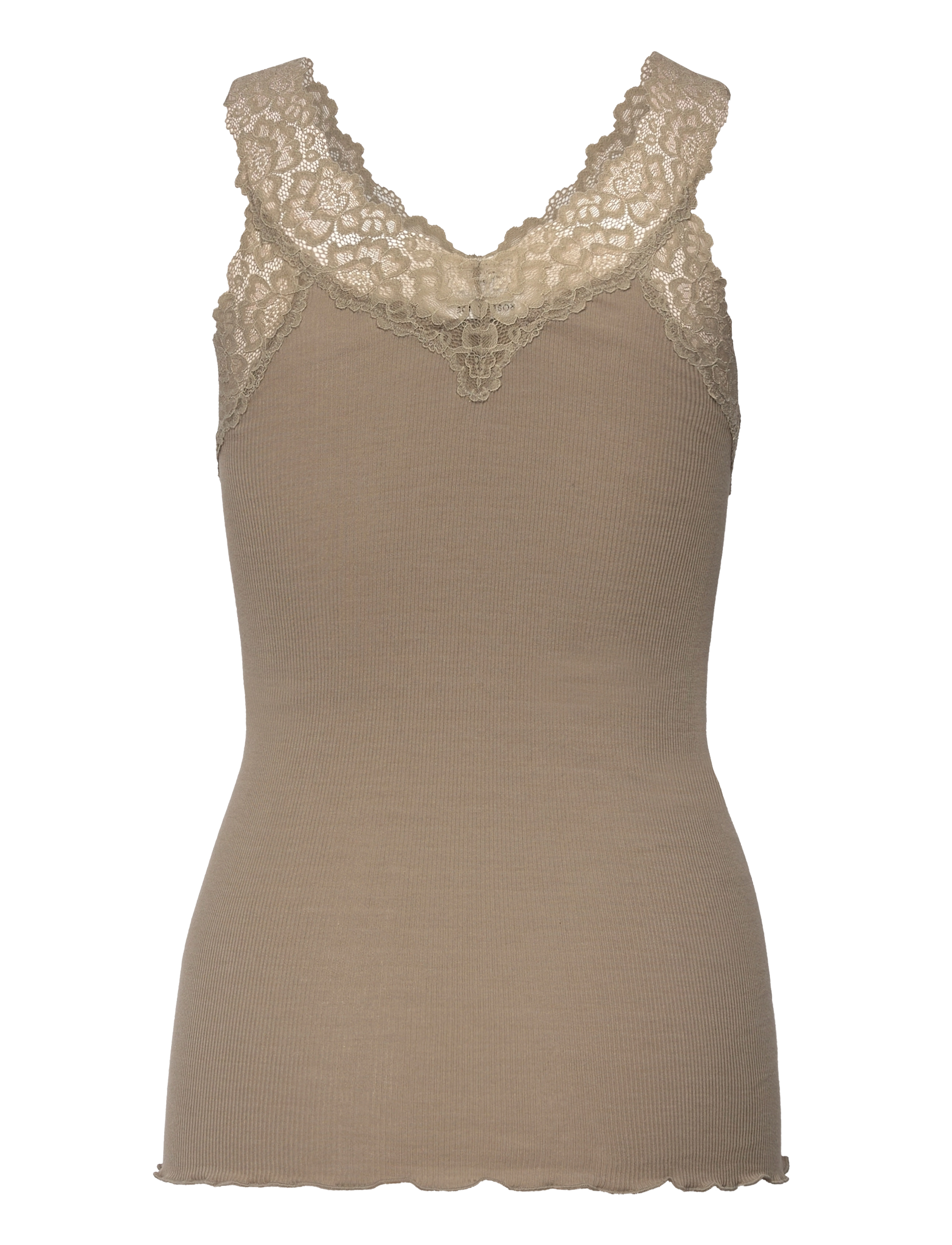 Rosemunde - RWBernadine SL Lace Top - tanktops - laurel oak - 1