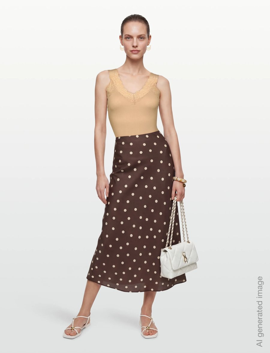 Rosemunde - Organic top w/ lace - sleeveless tops - safari - 0