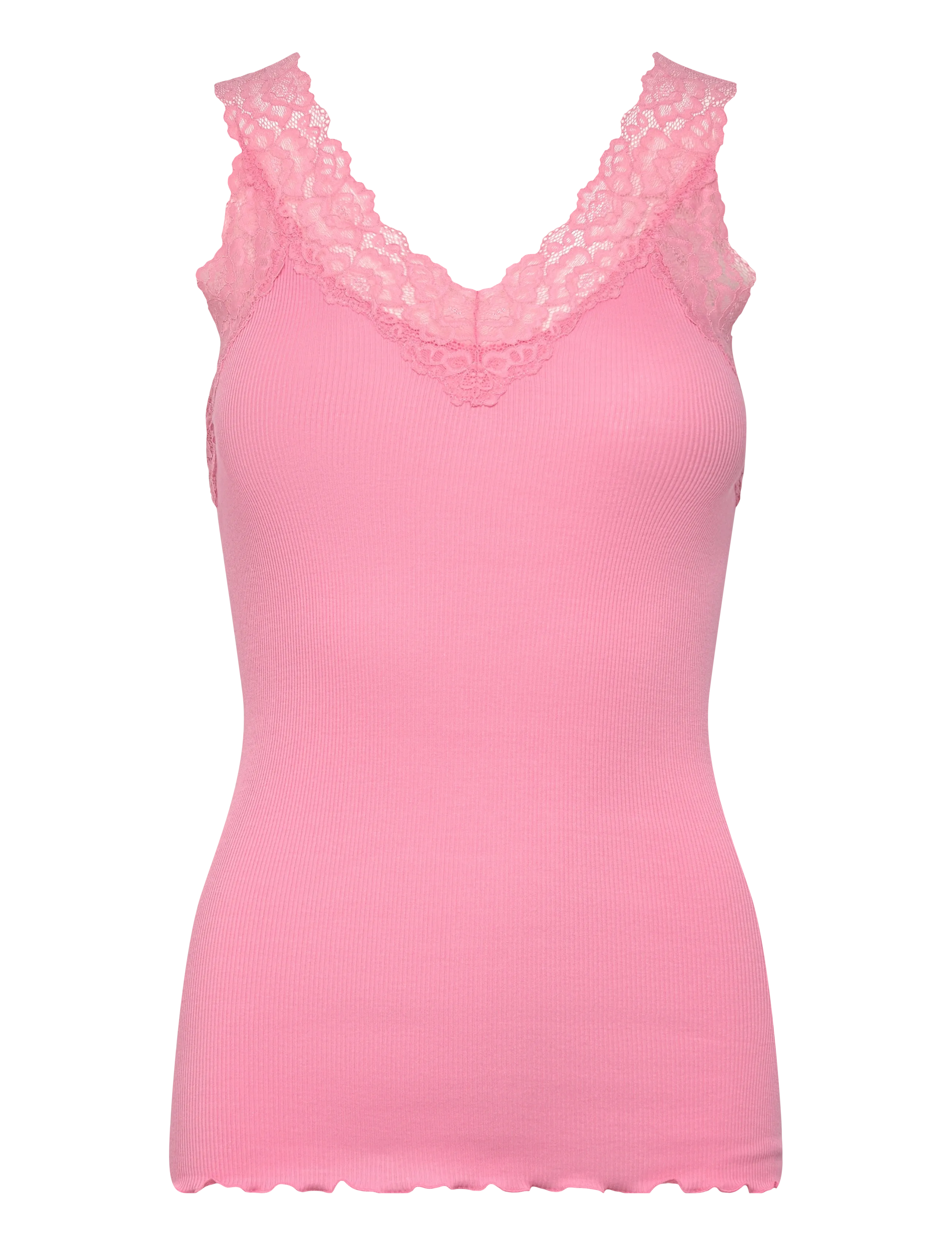 Rosemunde RWBernadine Organic Cotton SL Lace - Tøj - SEA PINK / pink/rose