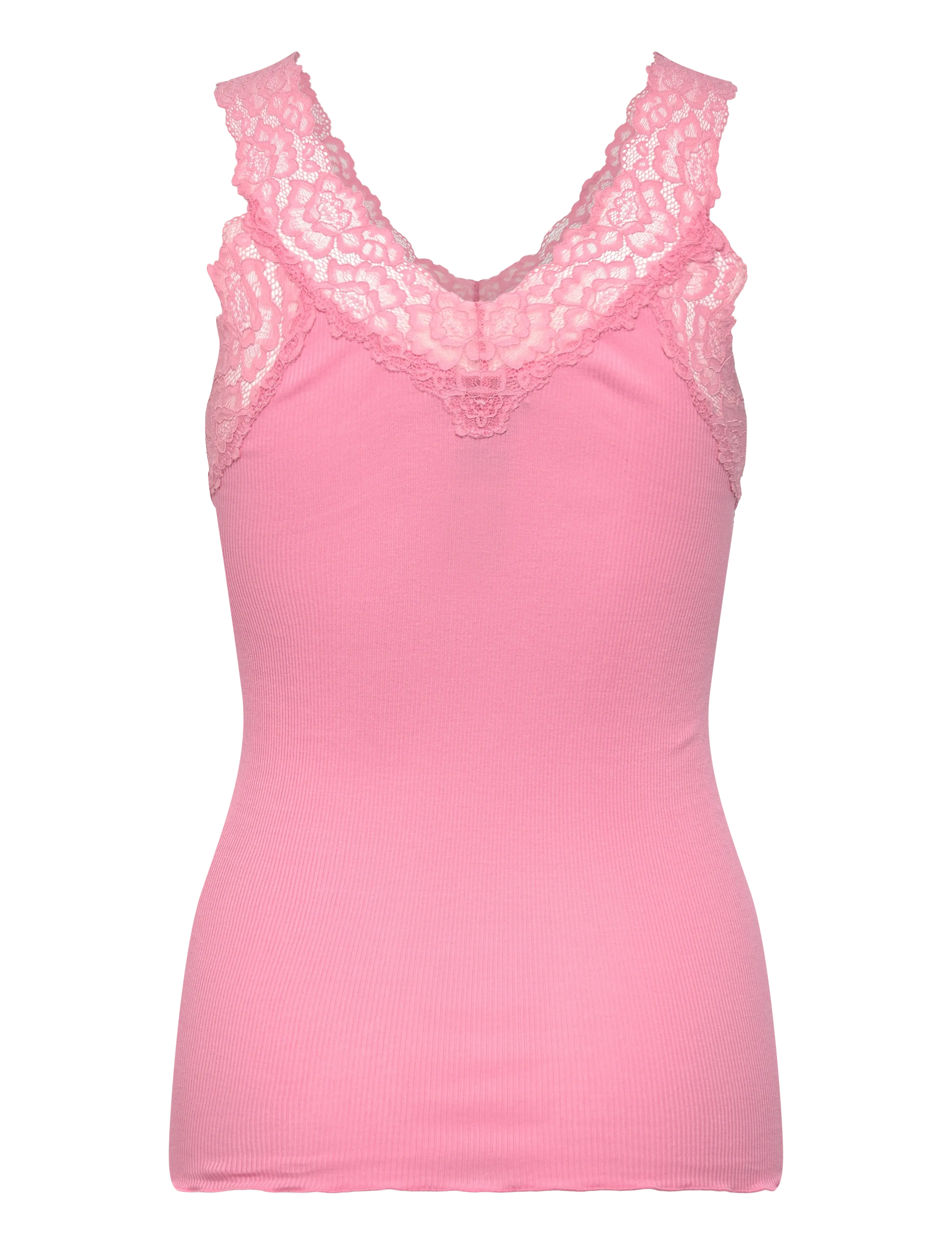 Rosemunde - RWBernadine Organic Cotton SL Lace - tanktops - sea pink - 2