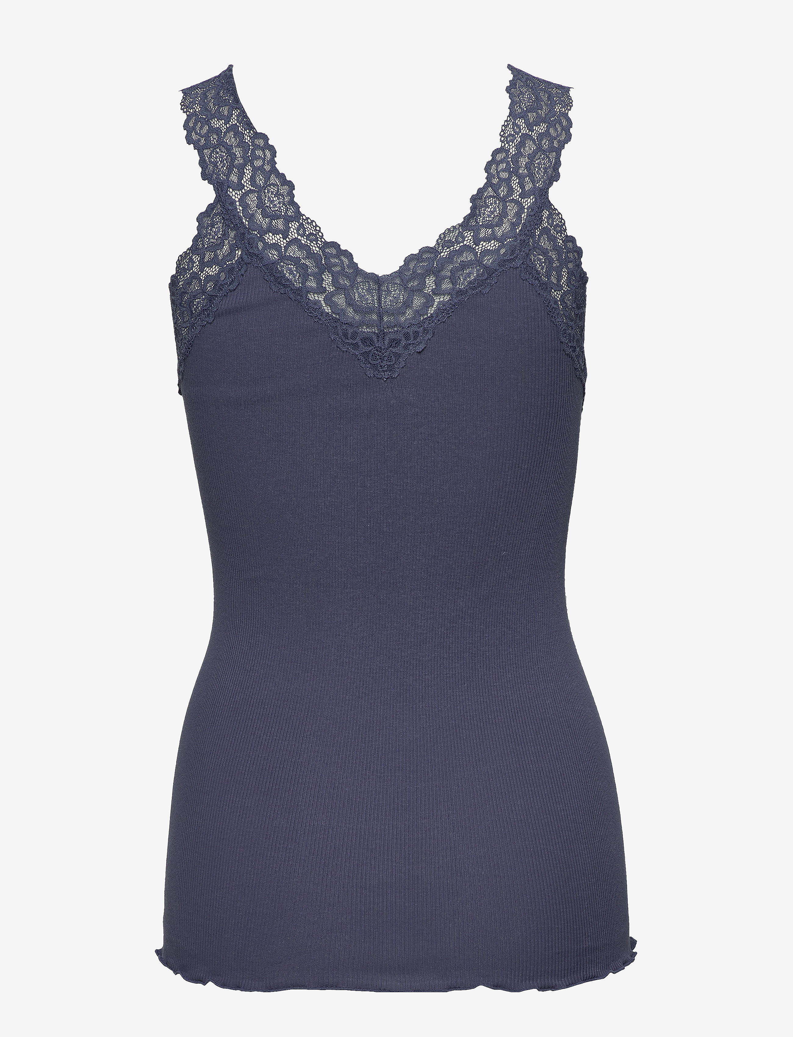 Rosemunde - RWBernadine Organic Cotton SL Lace Top - die niedrigsten preise - true navy - 1