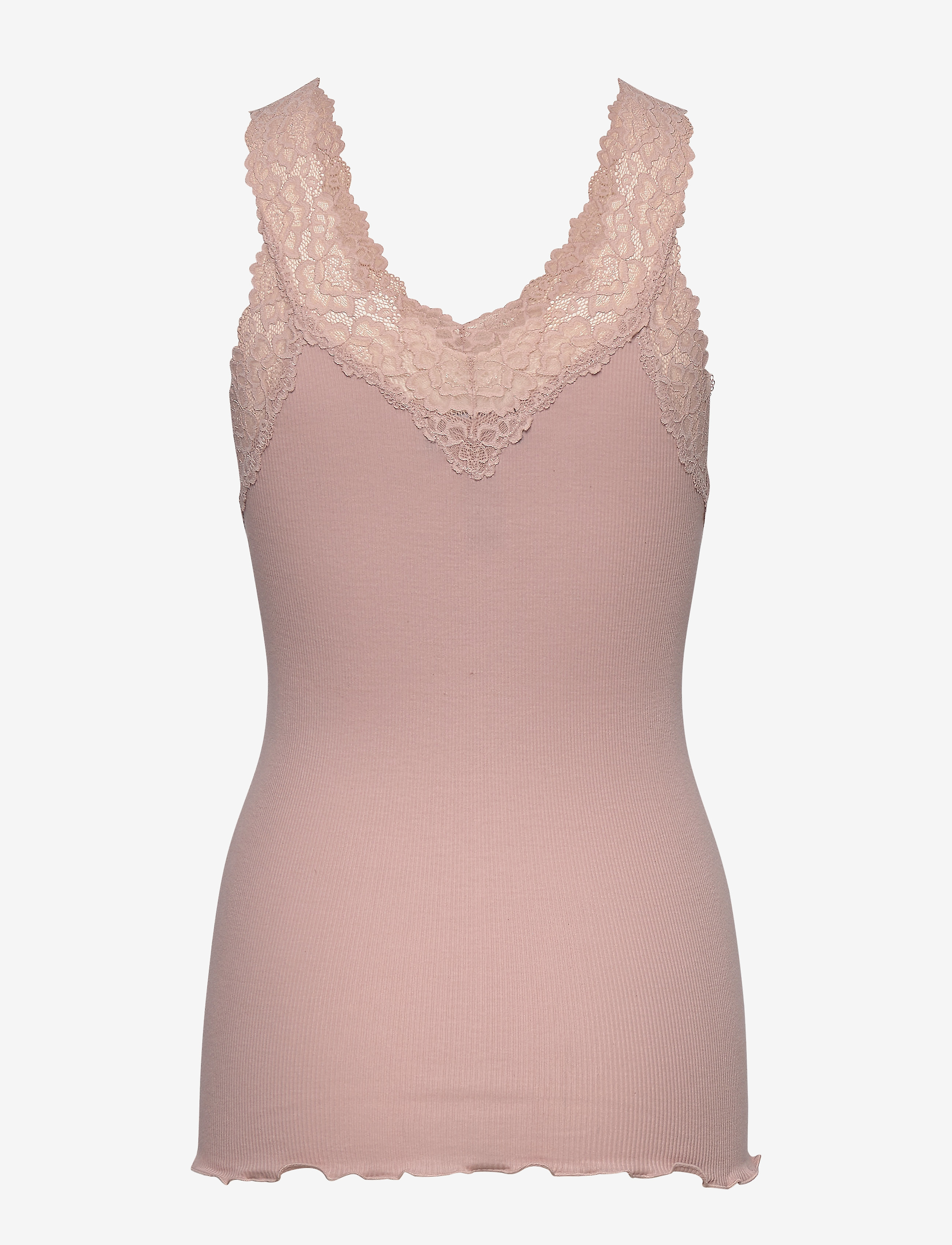 Rosemunde - RWBernadine SL Lace Top - tanktops - vintage powder - 1