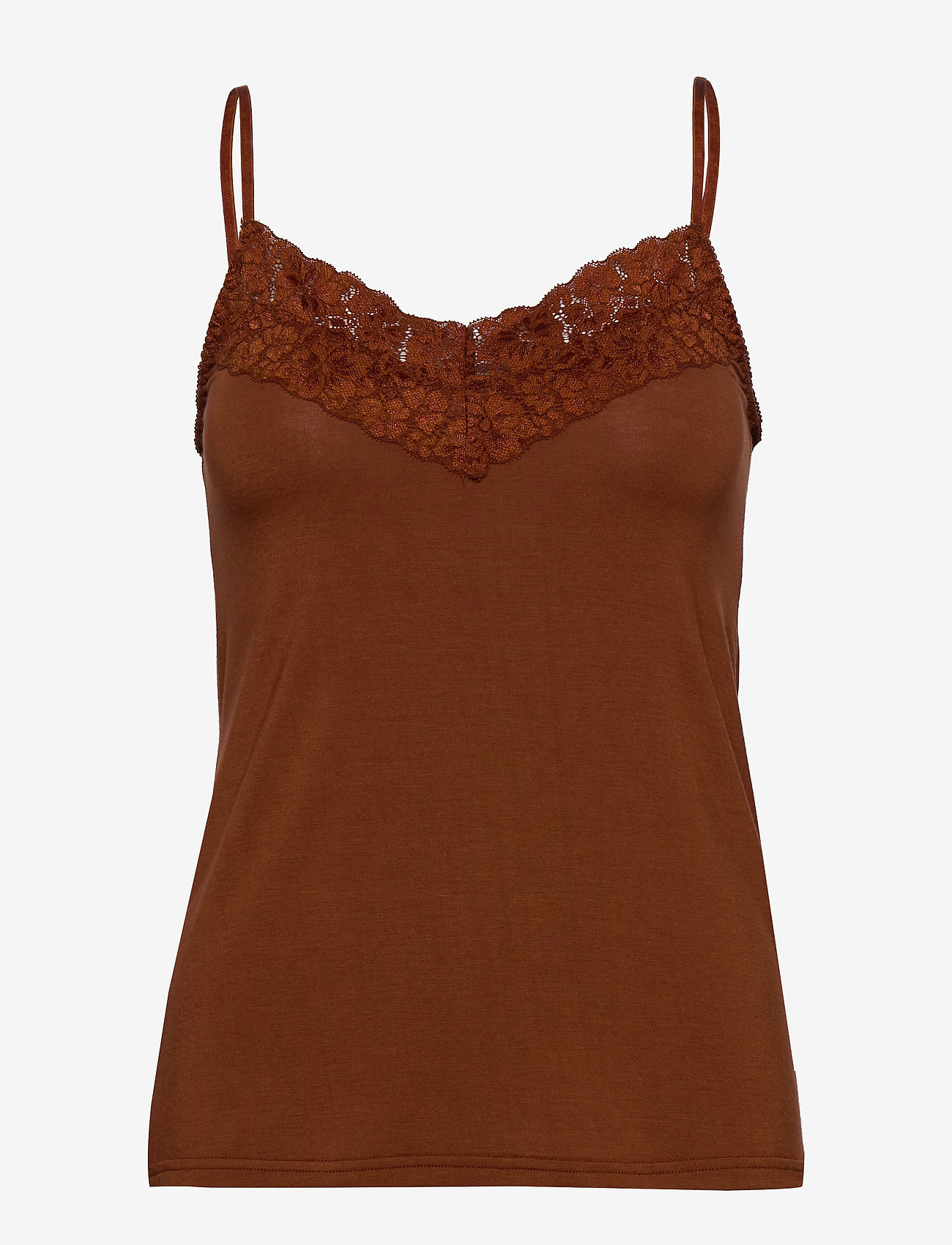 Strap top - AMBER BROWN