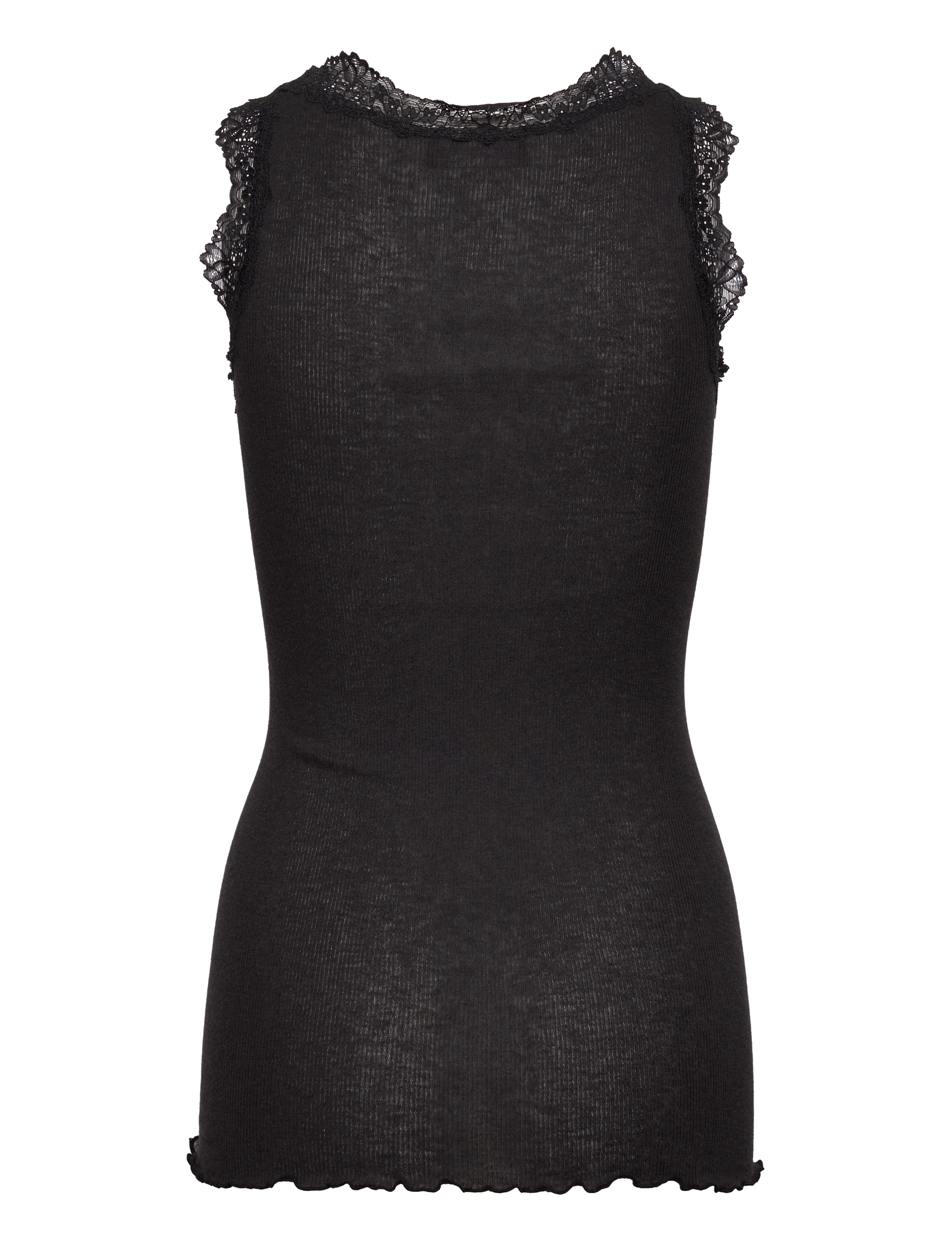 Rosemunde - RWBurlington Wool SL Lace Top - Ärmellose tops - black - 1
