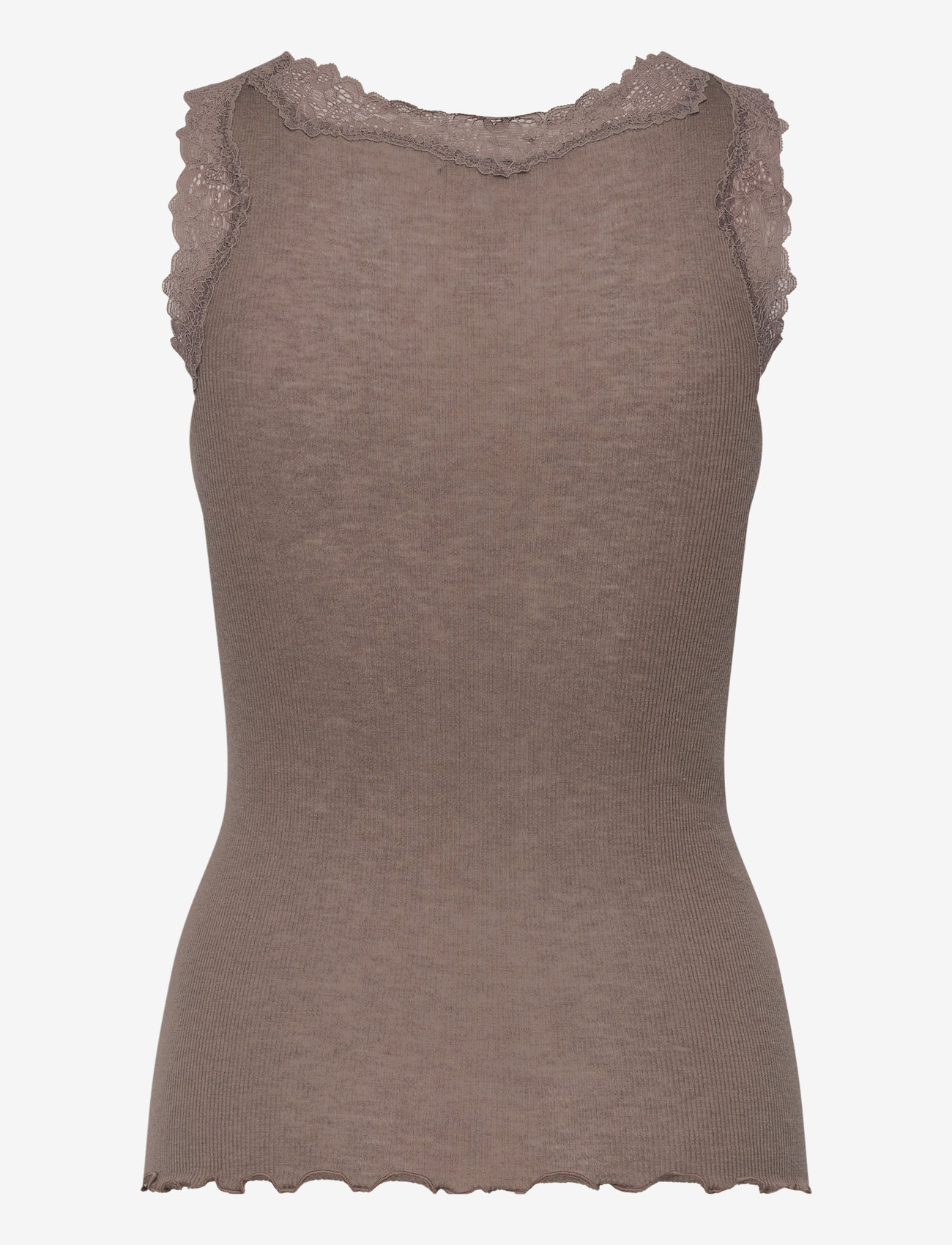 Rosemunde - RWBurlington Wool SL Lace Top - linnen - falcon - 1