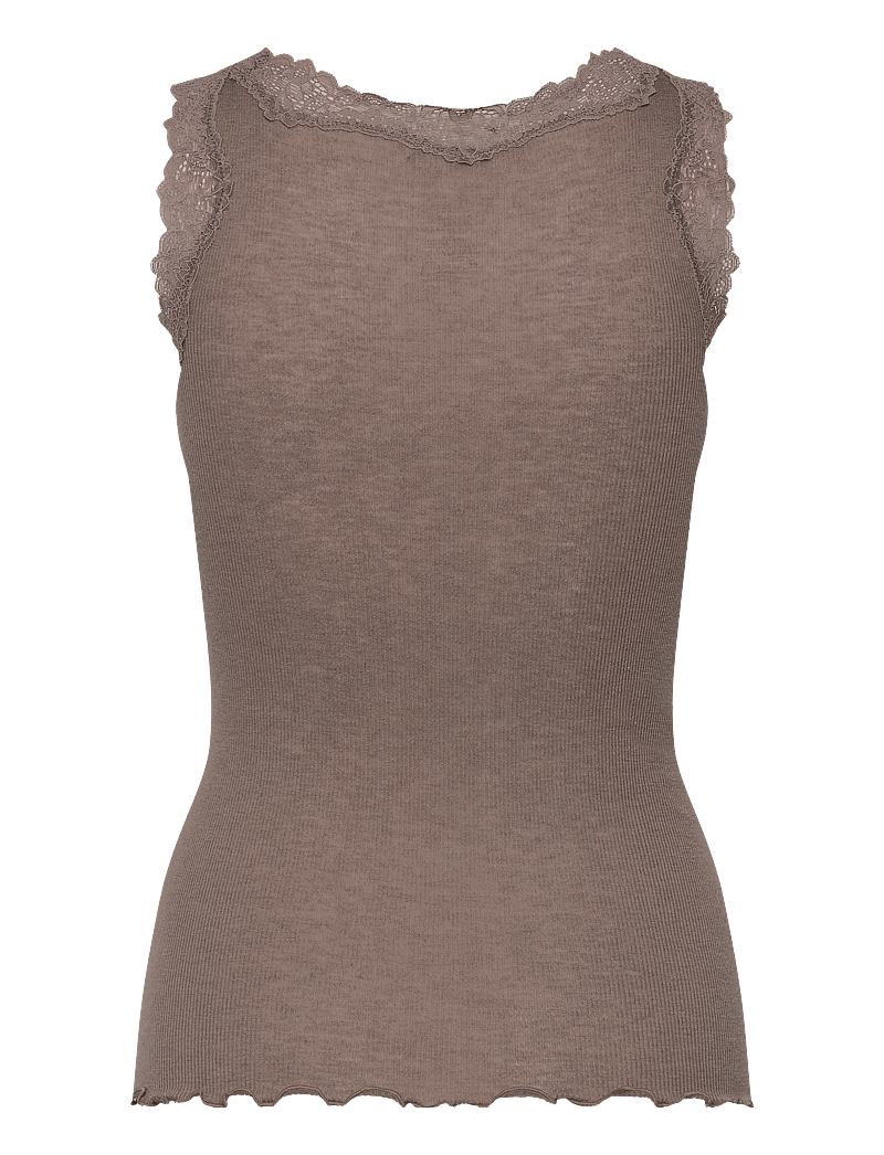 Rosemunde - RWBurlington Wool SL Lace Top - linnen - falcon - 1