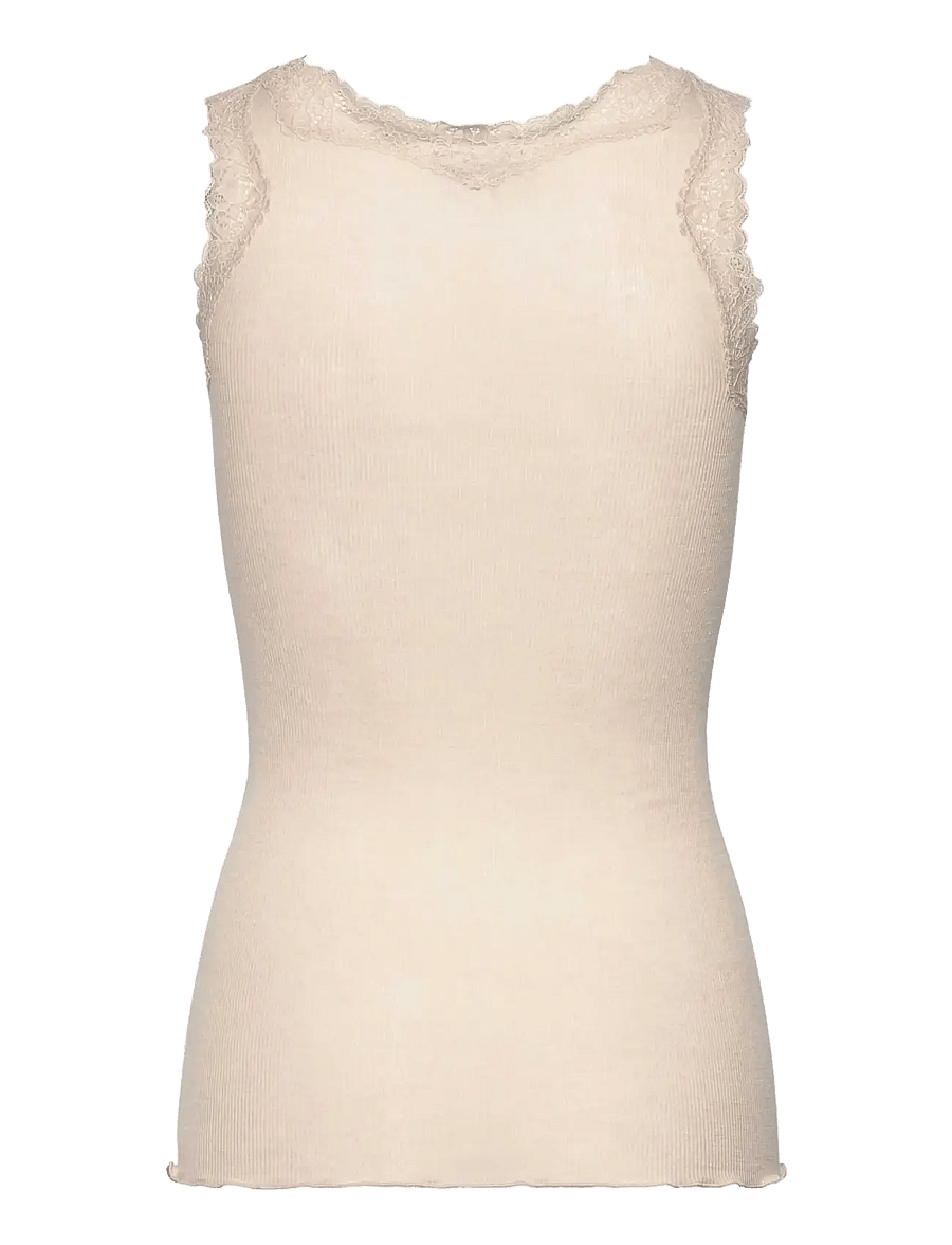 Rosemunde - RWBurlington Wool SL Lace Top - rainy day - 1