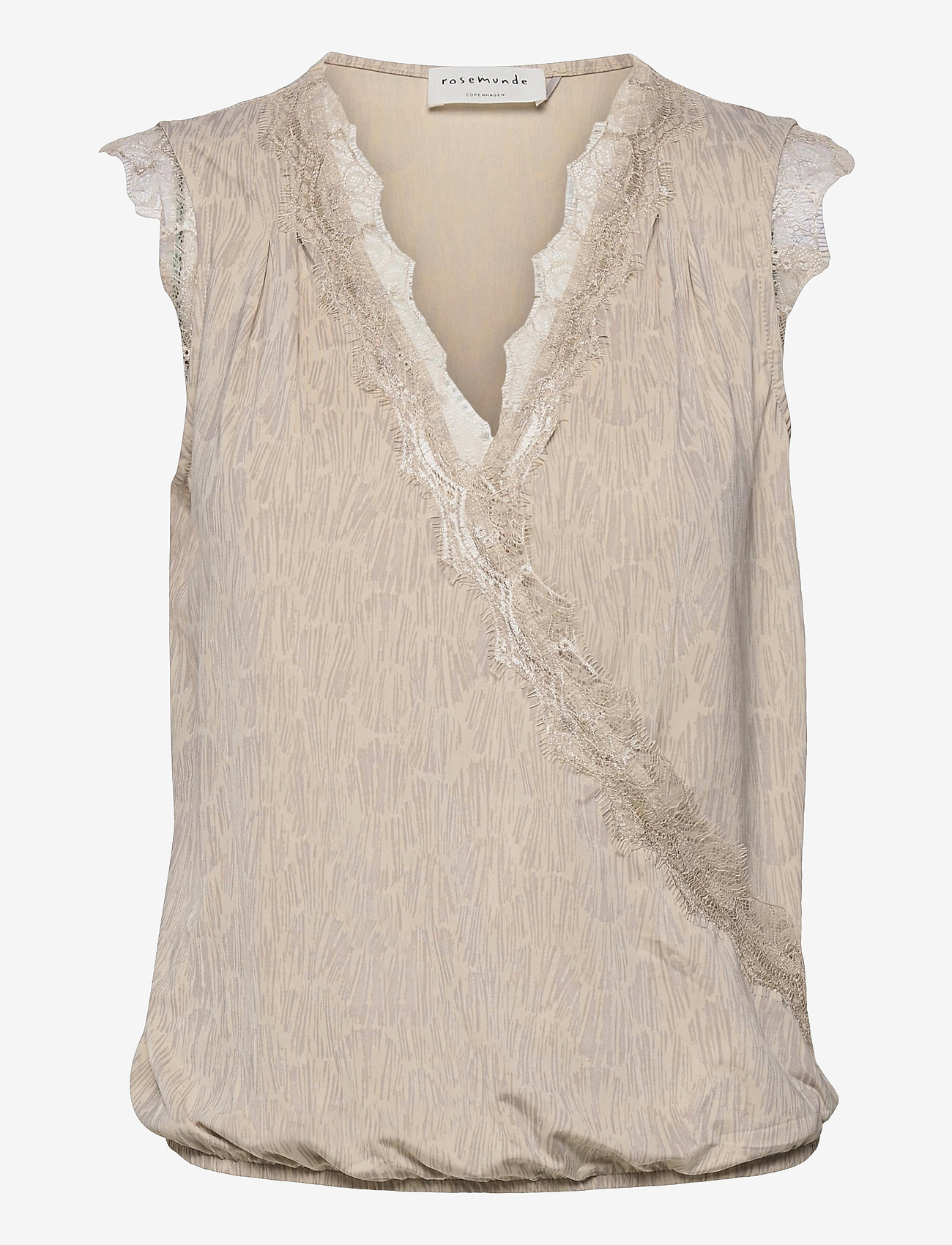 Rosemunde - Top - misty sand sketch print - 1