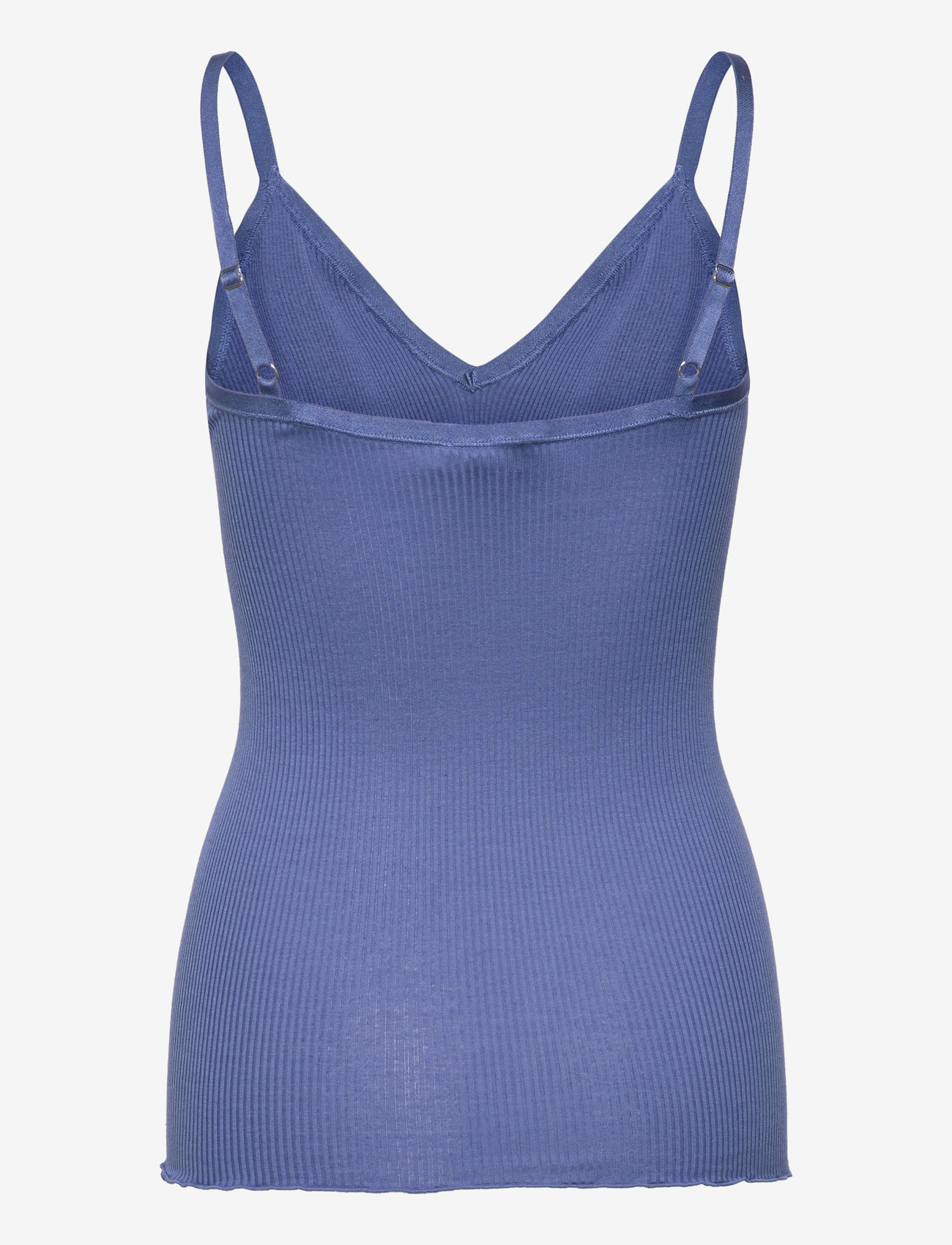 Rosemunde - RWBelle Silk SL V-neck Elastic Top - Ärmellose tops - dutch blue - 2