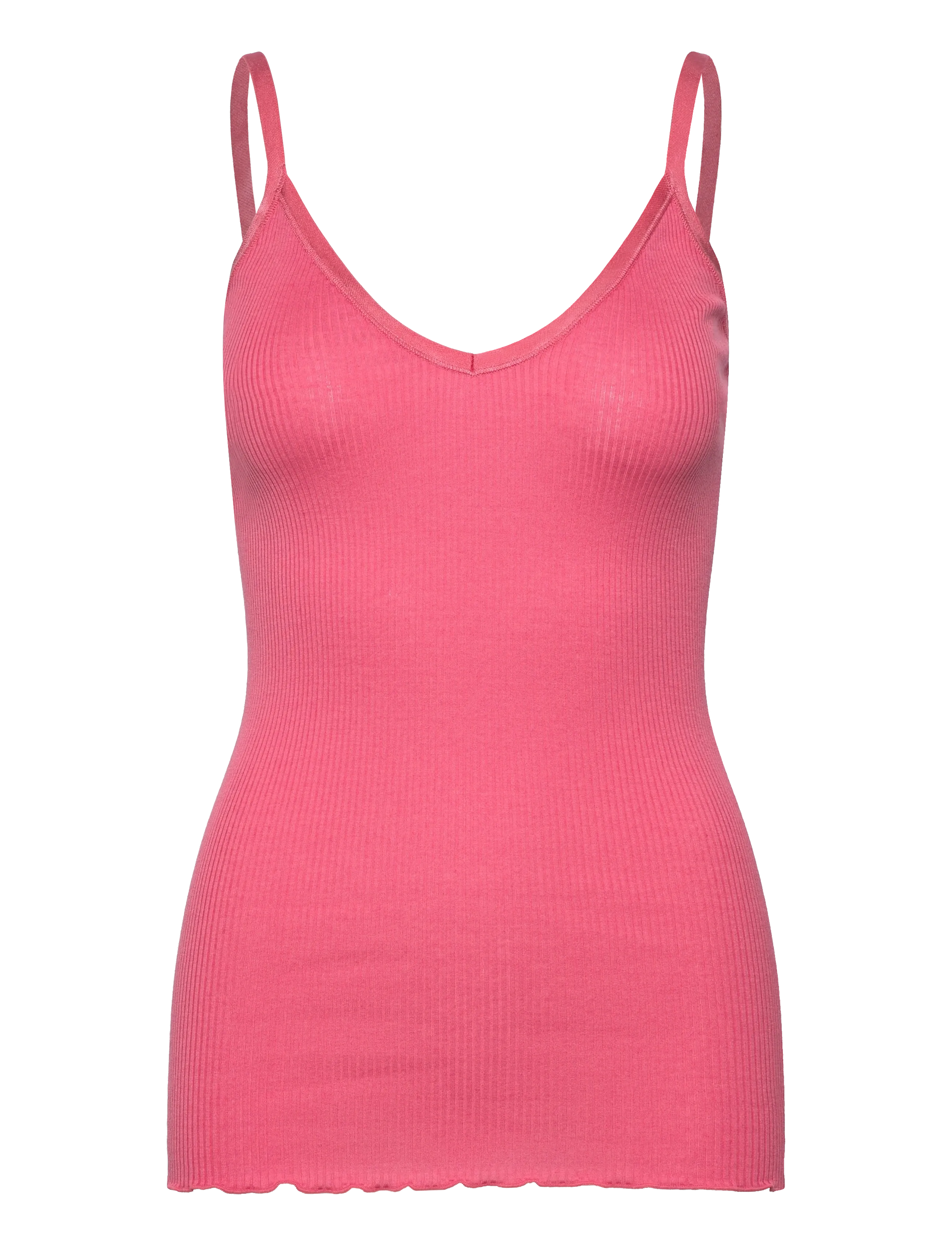 ROSEMUNDE Rwbelle Silk Sl V-Ausschnitt Elastic Oberteil Pink - S - Damen