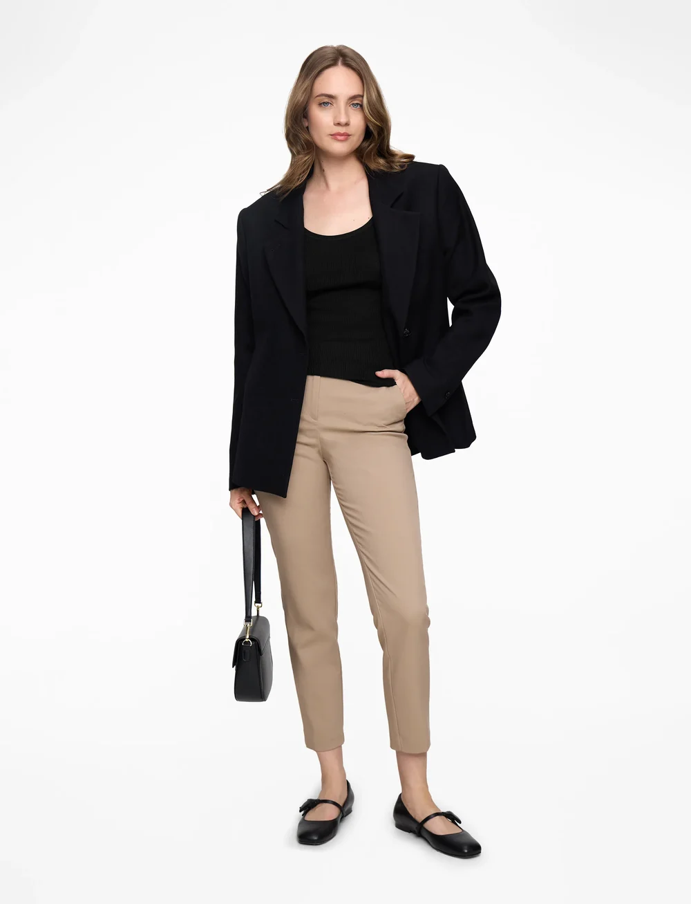 Rosemunde - RWBelle Silk U-neck Strap Elastic T - tanktops - black - 2