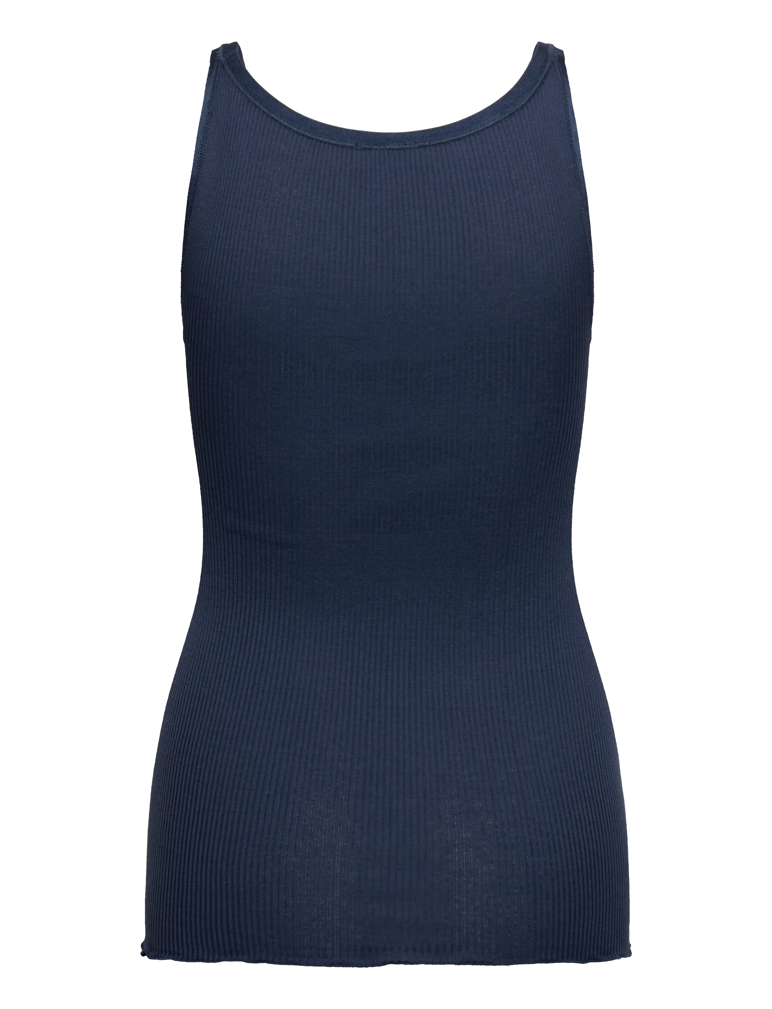 Rosemunde - RWBelle Silk U-neck Strap Elastic Top - Ärmellose tops - insignia blue - 1