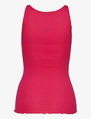 Rosemunde - Silk top w/ elastic band - mouwloze tops - pink peacock - 1