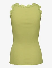 Rosemunde - Silk top w/ lace - mouwloze tops - avokado green - 1