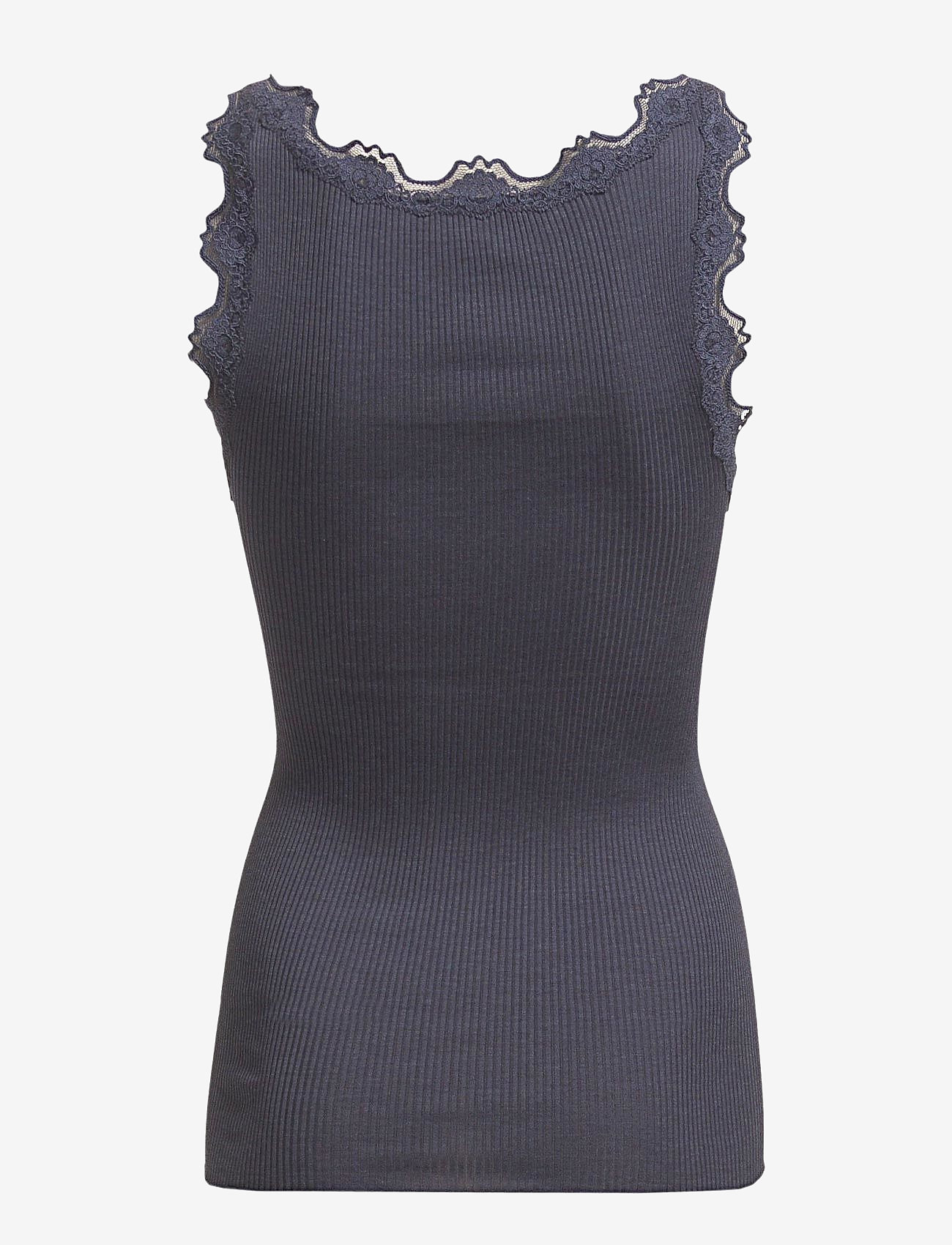 Rosemunde - RWBabette Silk SL U-neck Long Lace - die niedrigsten preise - december sky - 1