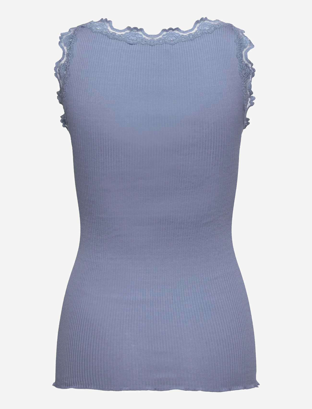 Rosemunde - RWBabette Silk SL U-neck Long Lace - tanktops - infinity - 2